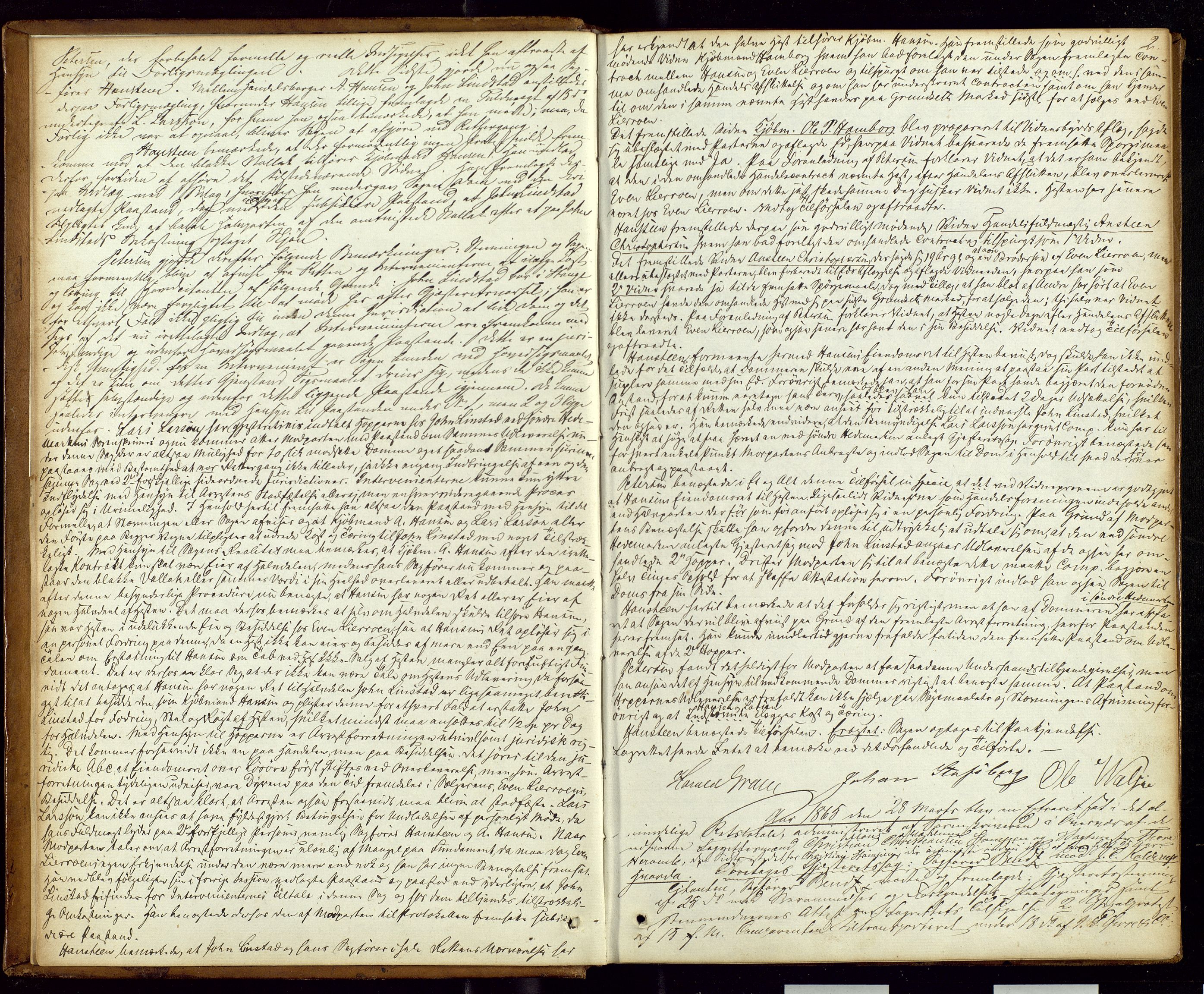 Hamar sorenskriveri, AV/SAH-TING-030/G/Gd/L0001: Åsteds- og ekstrarettsprotokoll, 1865-1886, p. 1b-2a