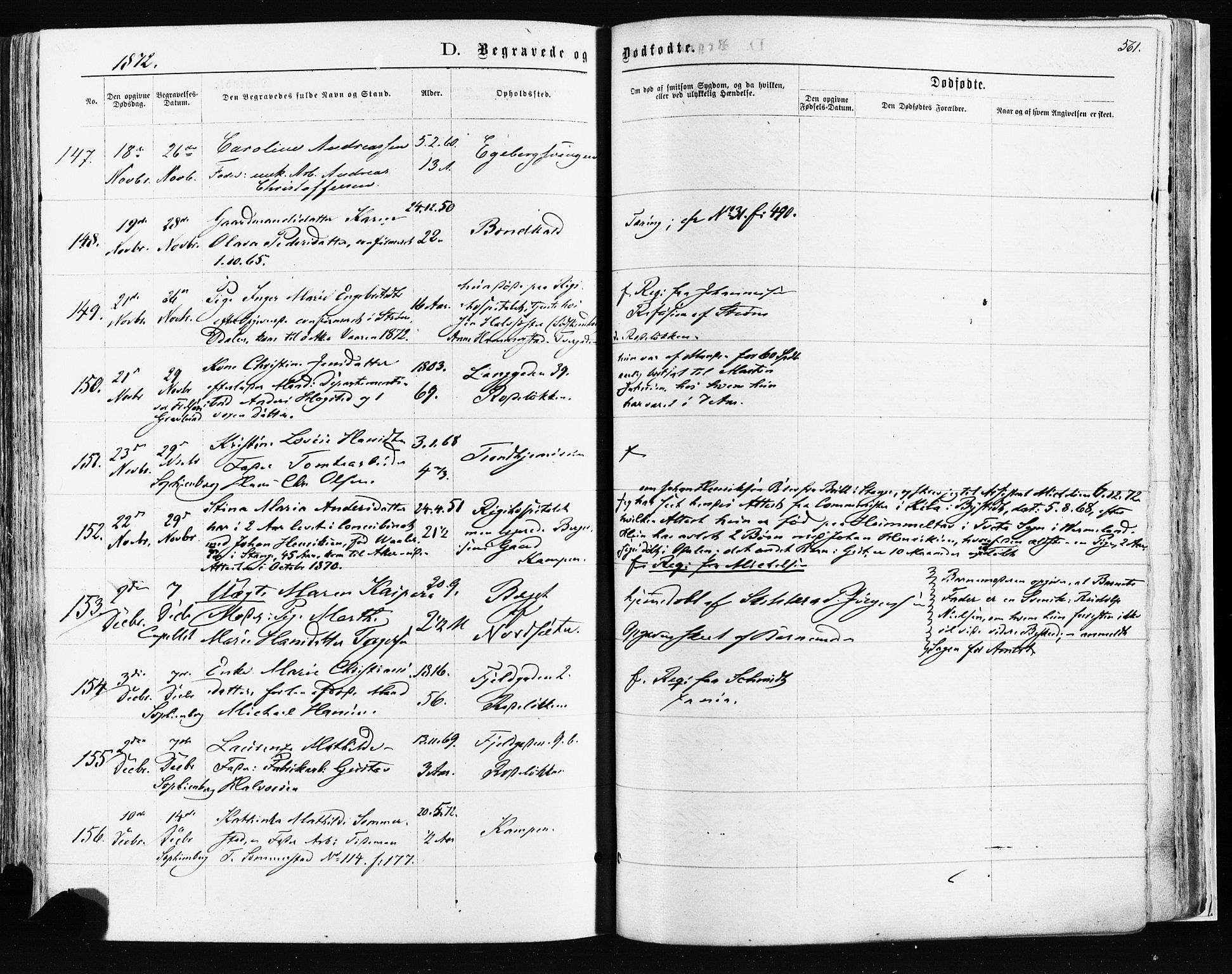 Østre Aker prestekontor Kirkebøker, AV/SAO-A-10840/F/Fa/L0003: Parish register (official) no. I 3, 1869-1875, p. 561