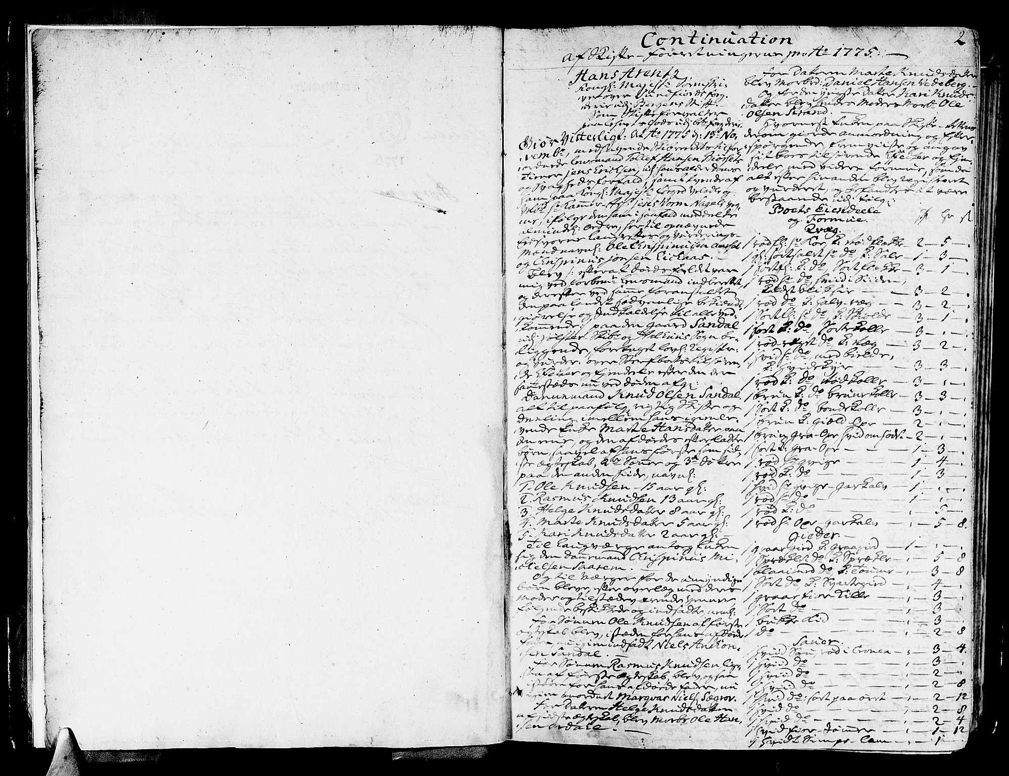 Sunnfjord tingrett, SAB/A-3201/1/H/Ha/Hab/L0009: Skifteprotokoll, 1775-1787, p. 1b-2a