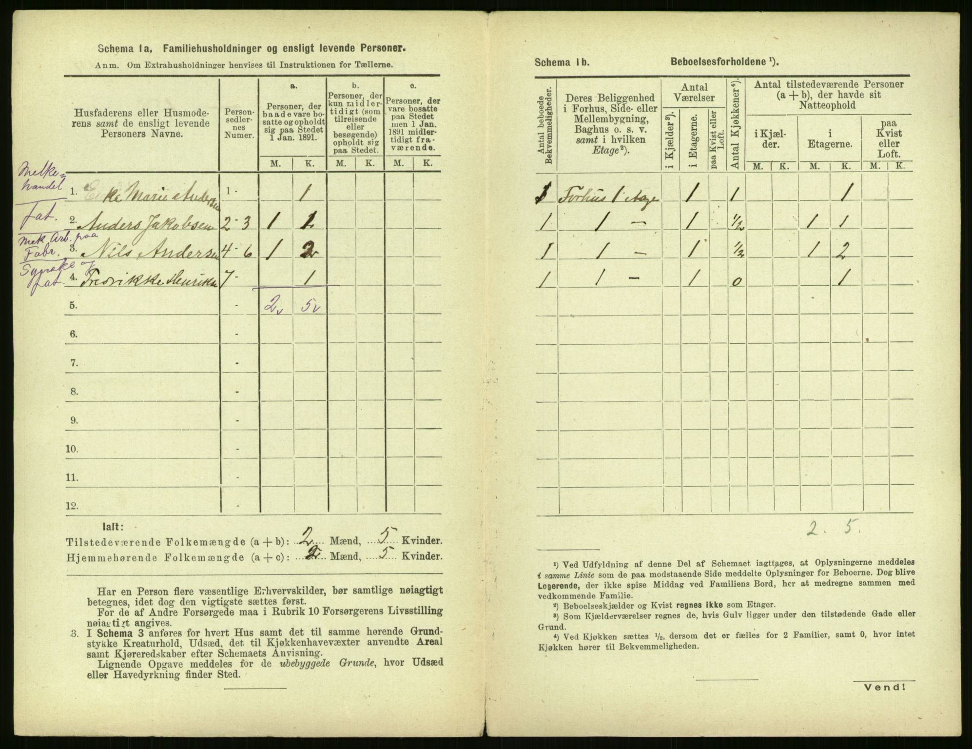 RA, 1891 census for 0301 Kristiania, 1891, p. 157127