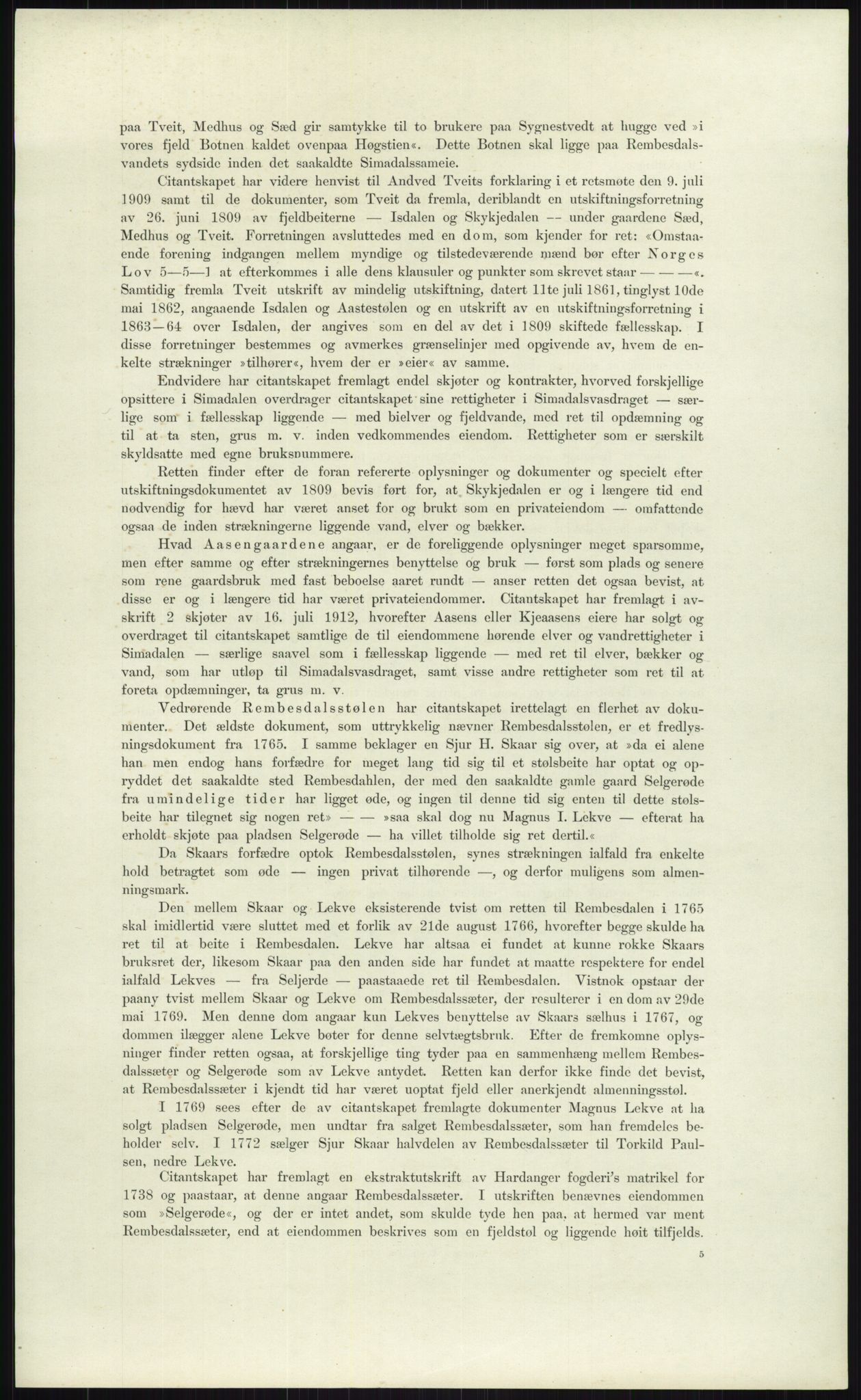 Høyfjellskommisjonen, AV/RA-S-1546/X/Xa/L0001: Nr. 1-33, 1909-1953, p. 507