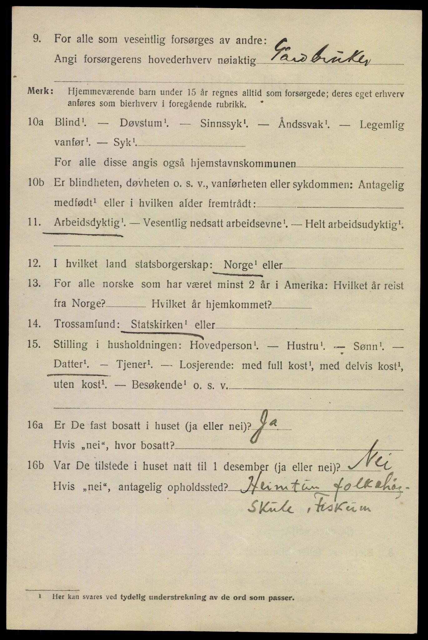 SAKO, 1920 census for Ytre Sandsvær, 1920, p. 1711