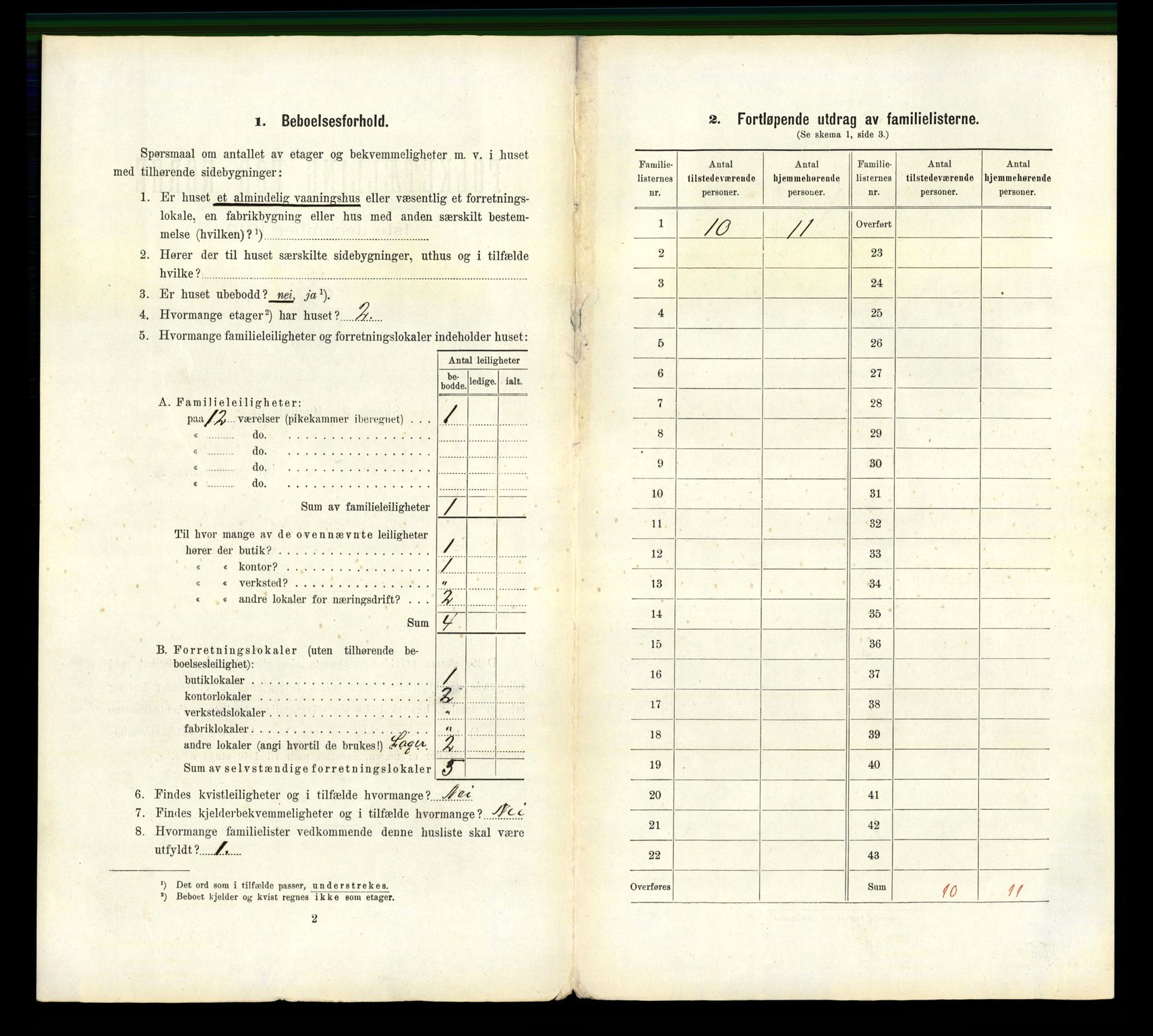 RA, 1910 census for Steinkjer, 1910, p. 39