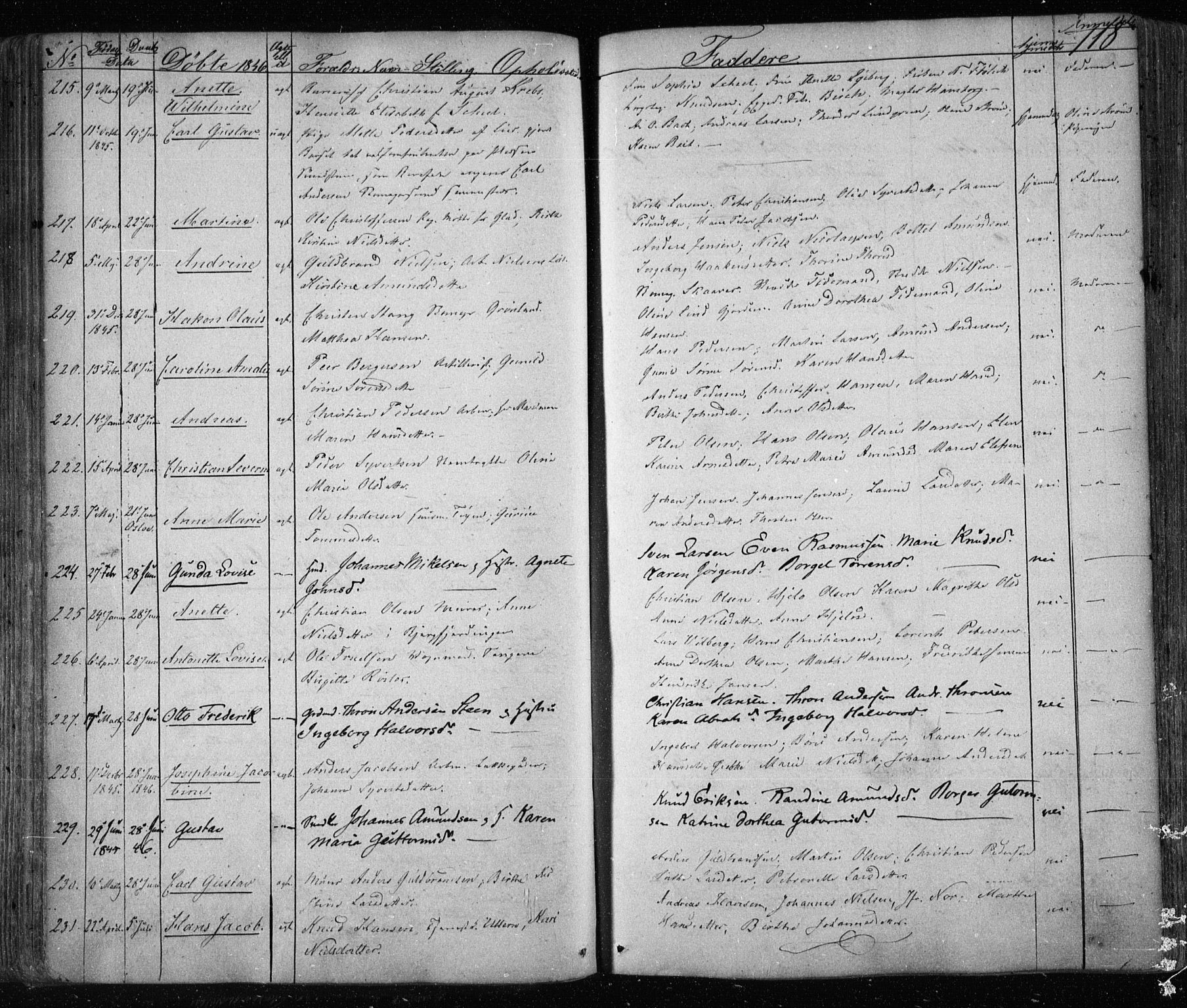 Aker prestekontor kirkebøker, SAO/A-10861/F/L0019: Parish register (official) no. 19, 1842-1852, p. 118