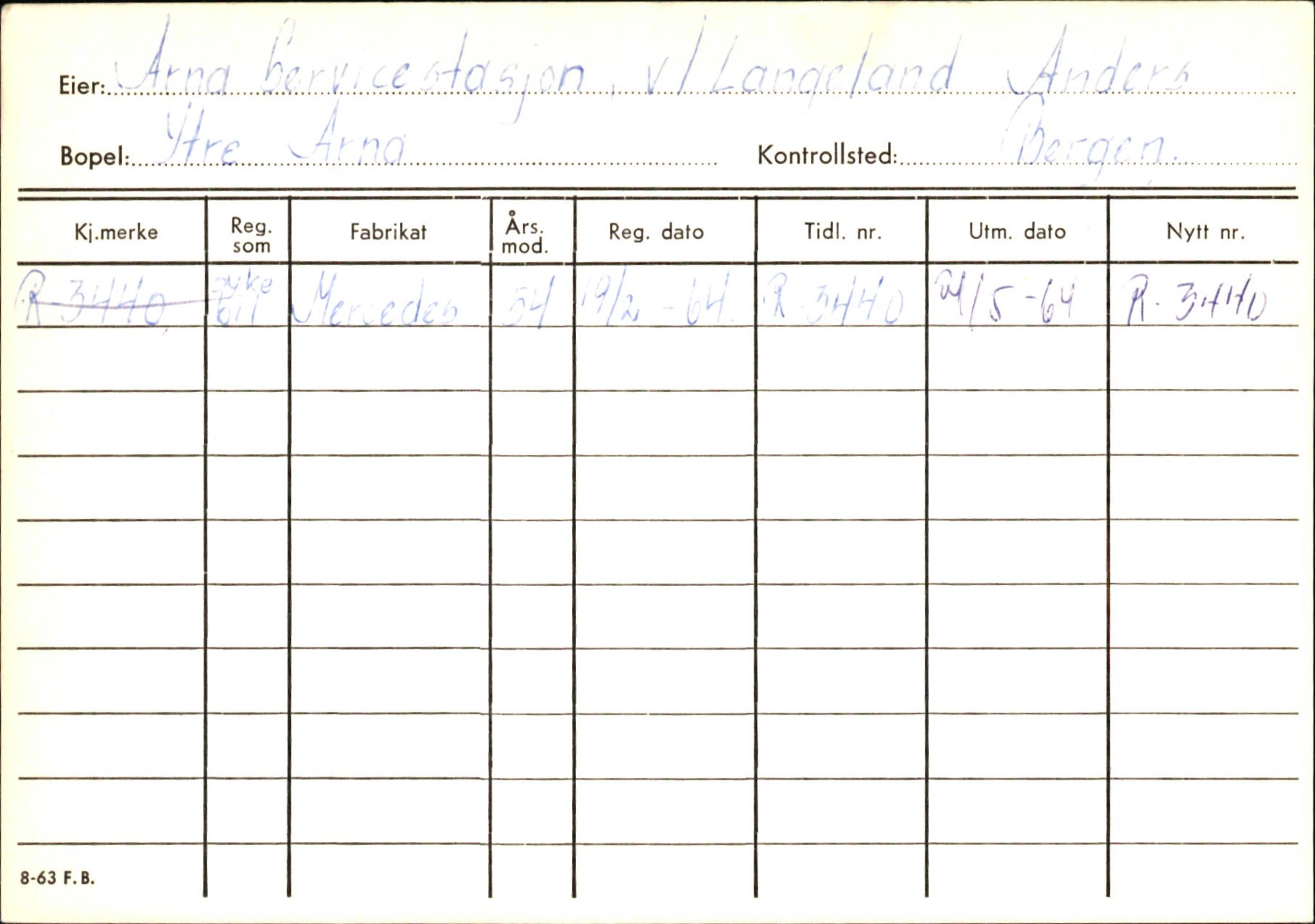 Statens vegvesen, Hordaland vegkontor, AV/SAB-A-5201/2/Ha/L0002: R-eierkort A, 1920-1971, p. 738