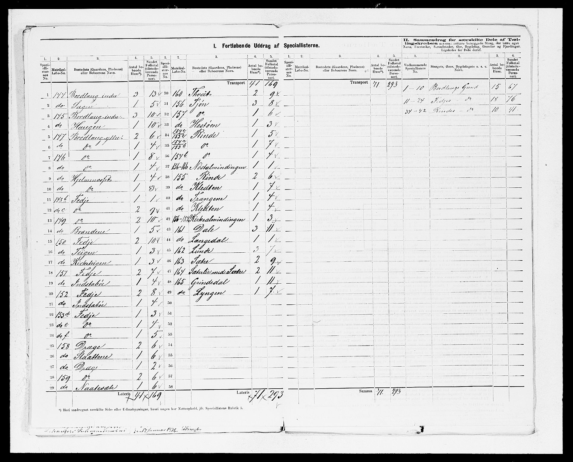 SAB, 1875 census for 1419P Leikanger, 1875, p. 17