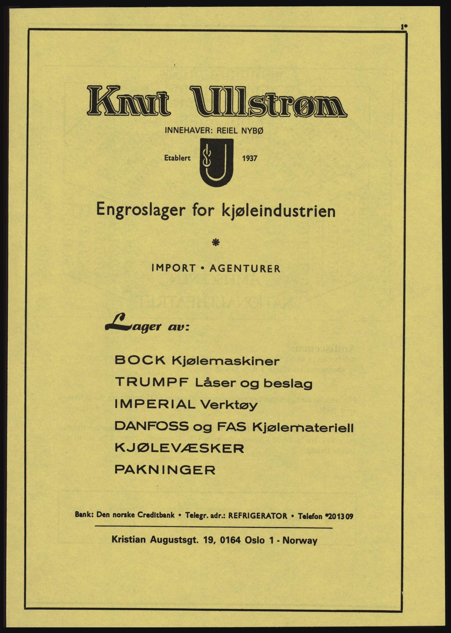 Kristiania/Oslo adressebok, PUBL/-, 1984-1985