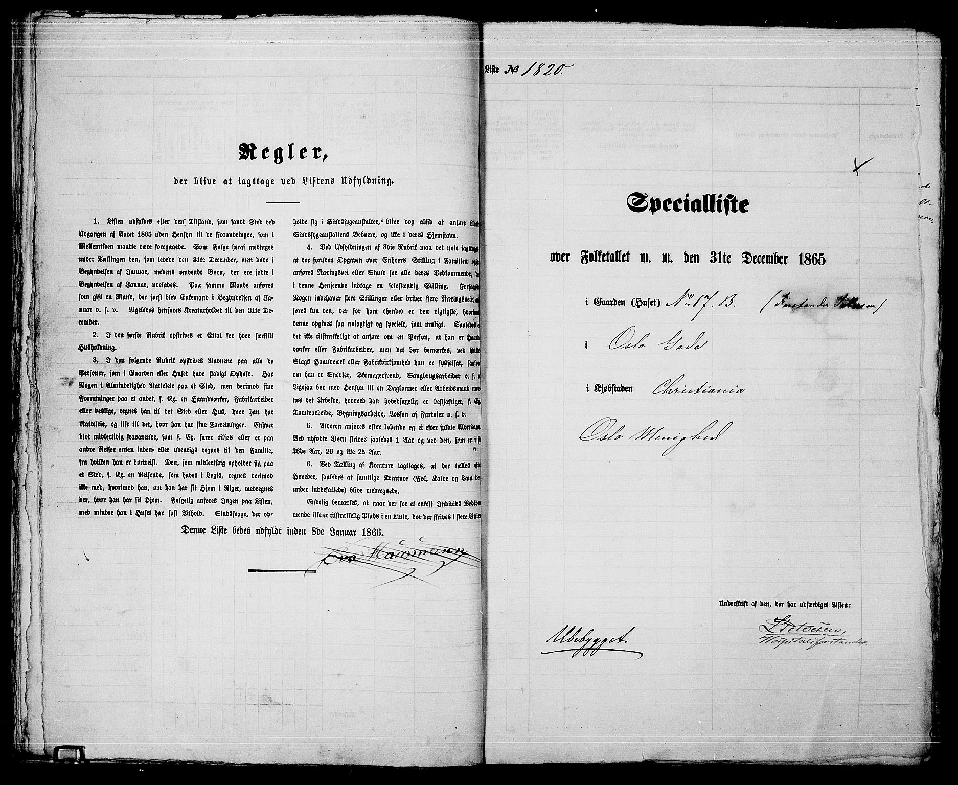 RA, 1865 census for Kristiania, 1865, p. 4094