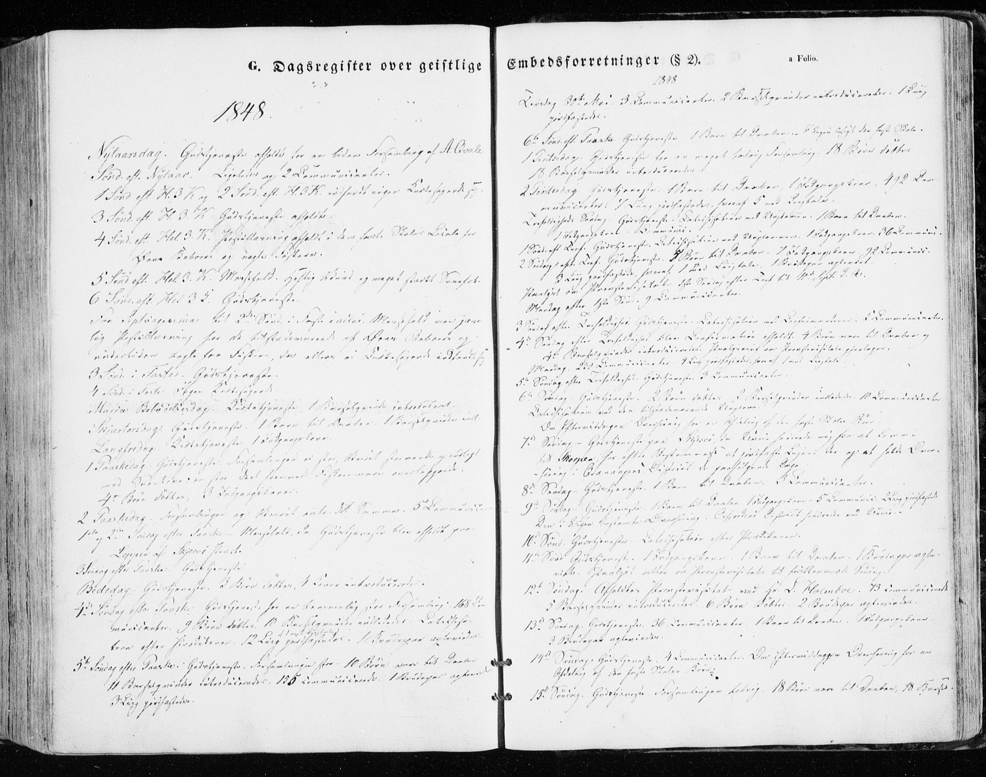 Skjervøy sokneprestkontor, AV/SATØ-S-1300/H/Ha/Haa/L0006kirke: Parish register (official) no. 6, 1848-1859