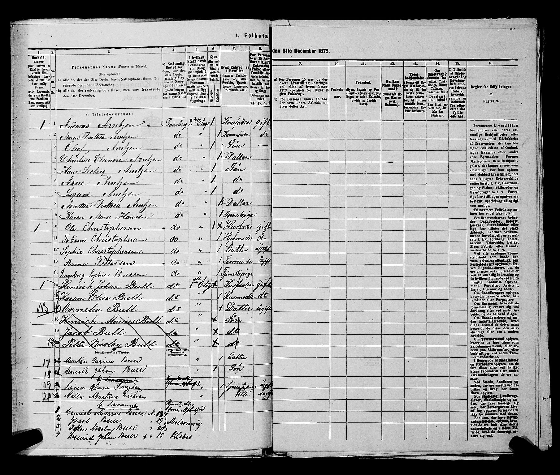 SAKO, 1875 census for 0705P Tønsberg, 1875, p. 231