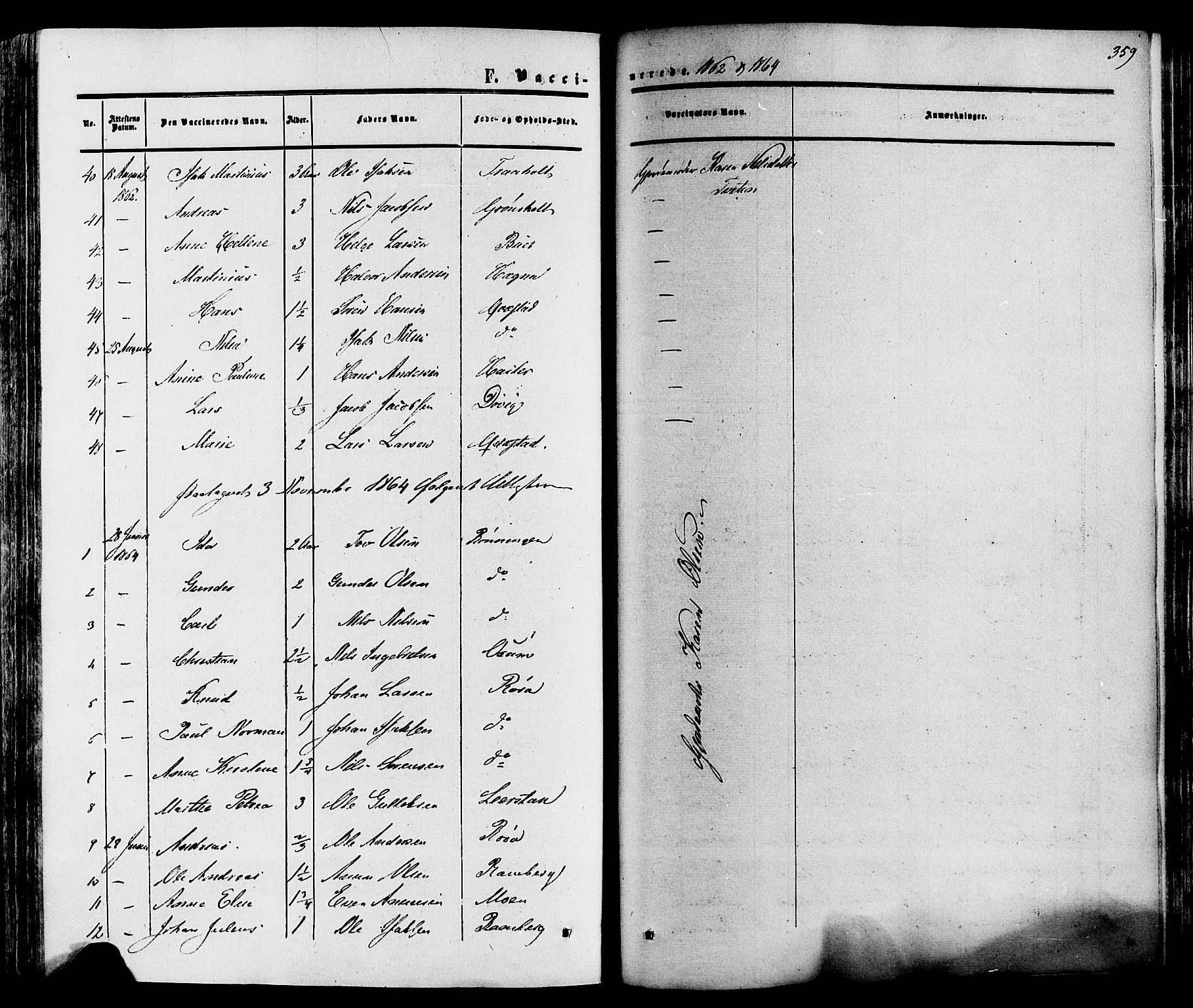 Eidanger kirkebøker, AV/SAKO-A-261/F/Fa/L0010: Parish register (official) no. 10, 1859-1874, p. 359