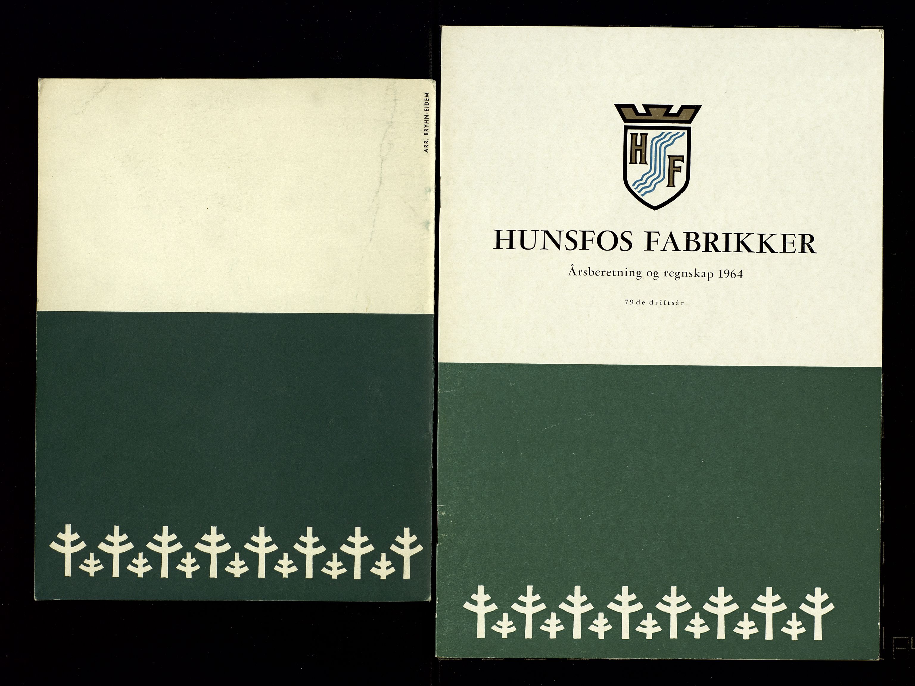 Hunsfos fabrikker, SAK/D/1440/01/L0001/0003: Vedtekter, anmeldelser og årsberetninger / Årsberetninger og regnskap, 1918-1989, p. 237