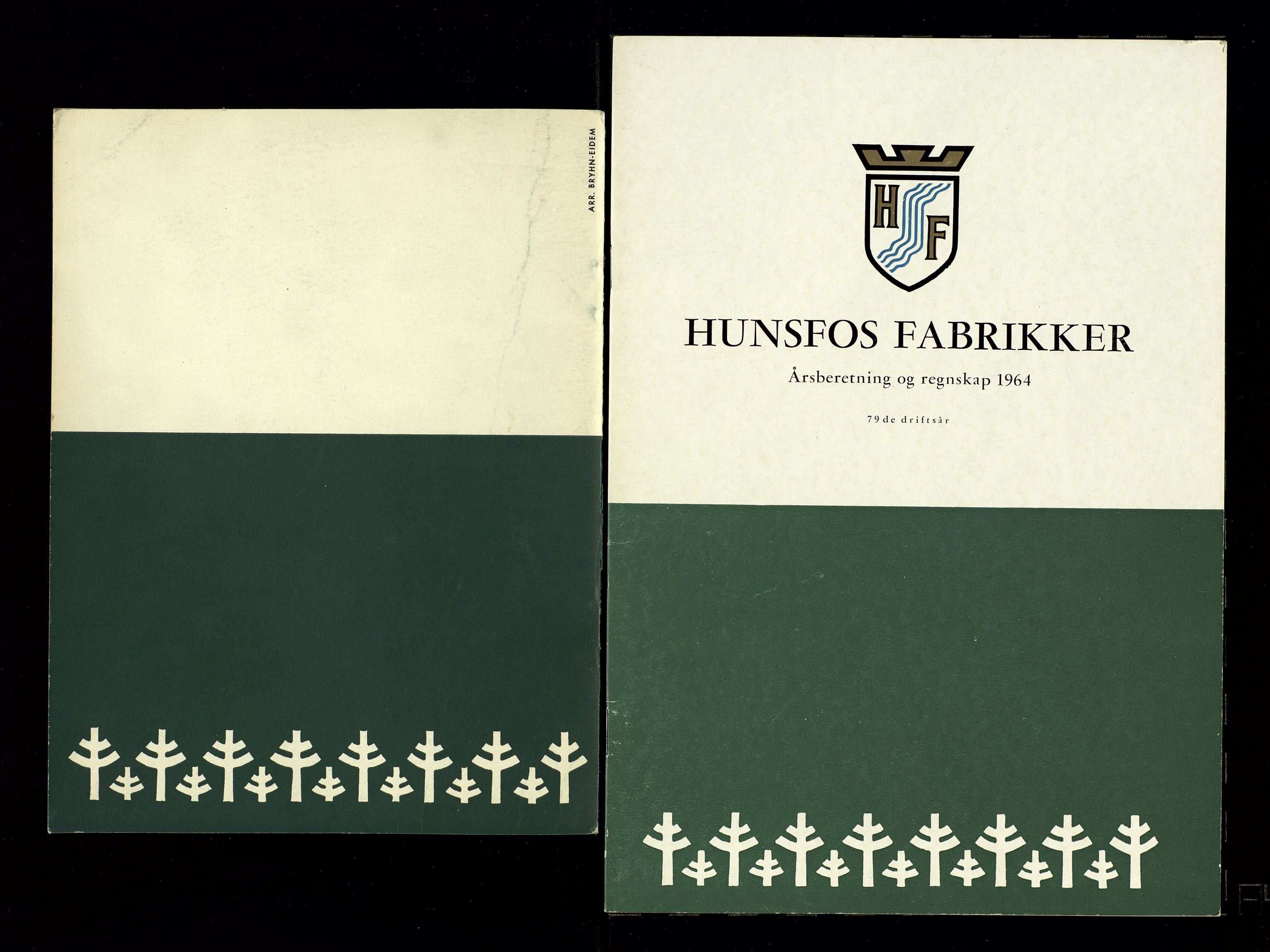 Hunsfos fabrikker, AV/SAK-D/1440/01/L0001/0003: Vedtekter, anmeldelser og årsberetninger / Årsberetninger og regnskap, 1918-1989, p. 237