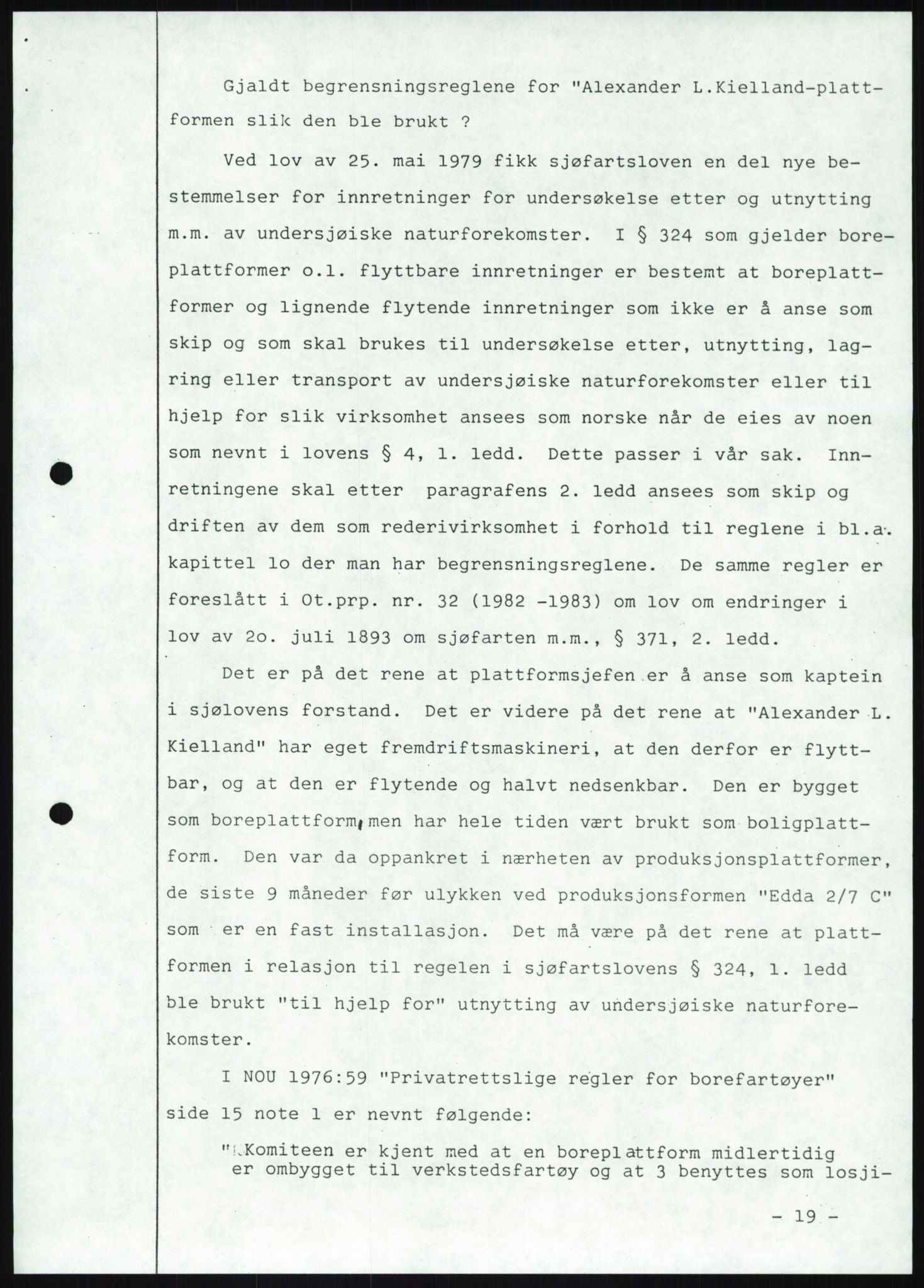 Pa 1503 - Stavanger Drilling AS, AV/SAST-A-101906/A/Ab/Abc/L0009: Styrekorrespondanse Stavanger Drilling II A/S, 1981-1983, p. 556