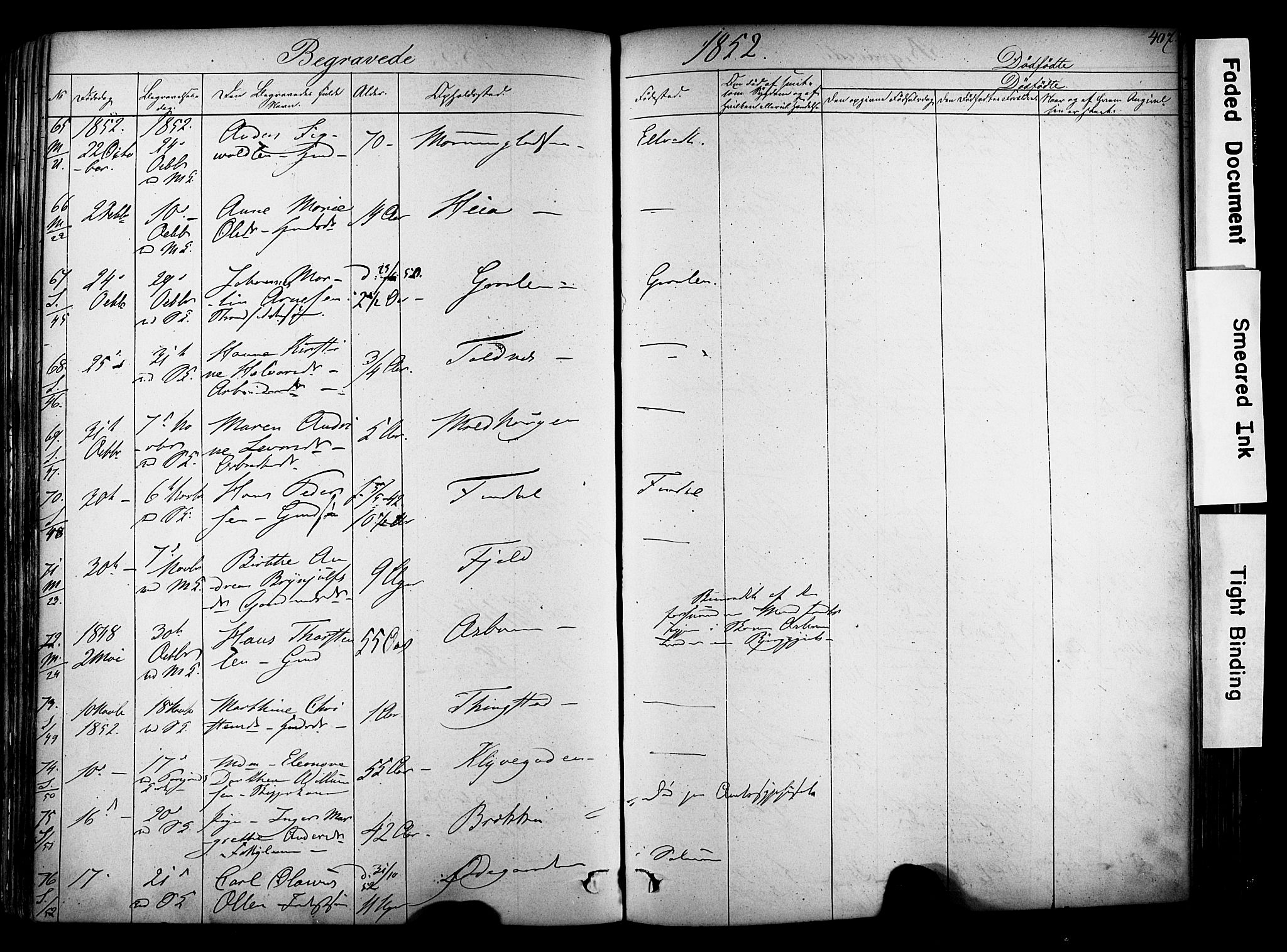 Solum kirkebøker, AV/SAKO-A-306/F/Fa/L0006: Parish register (official) no. I 6, 1844-1855, p. 407