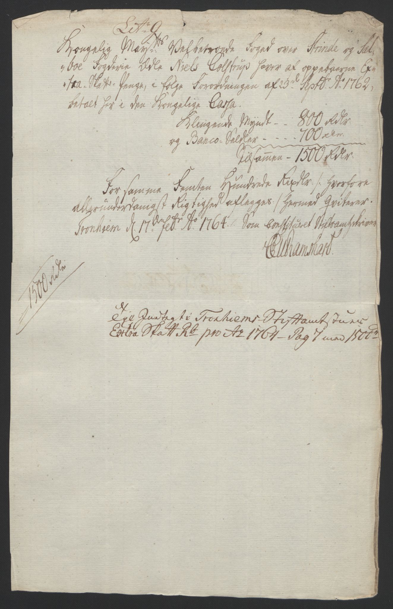 Rentekammeret inntil 1814, Reviderte regnskaper, Fogderegnskap, AV/RA-EA-4092/R61/L4180: Ekstraskatten Strinda og Selbu, 1762-1767, p. 29