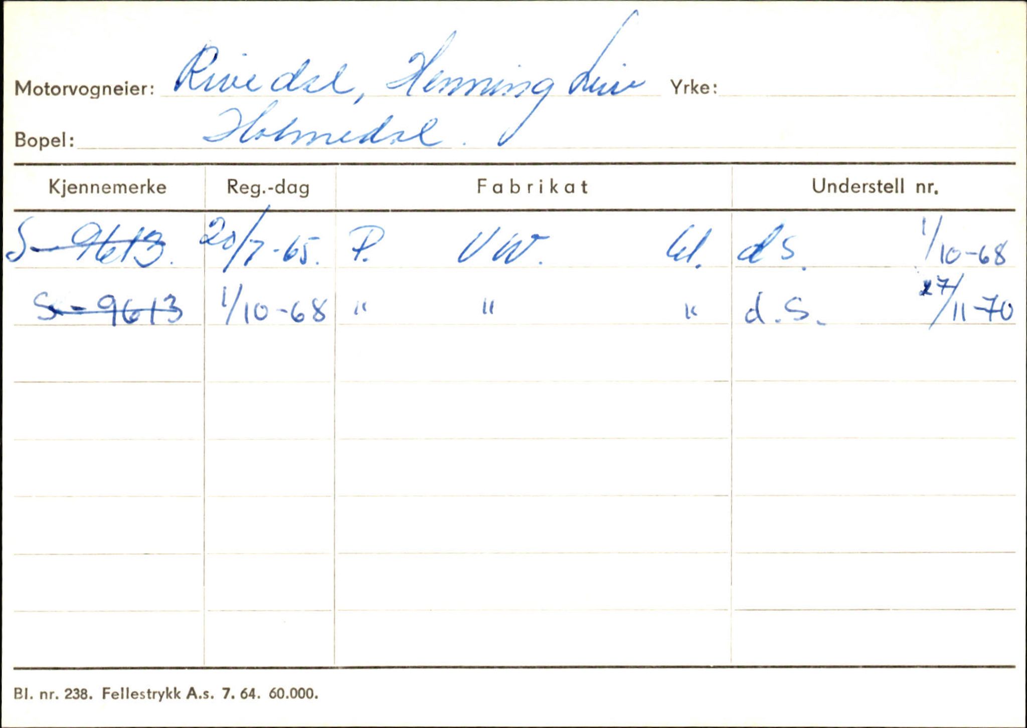 Statens vegvesen, Sogn og Fjordane vegkontor, SAB/A-5301/4/F/L0126: Eigarregister Fjaler M-Å. Leikanger A-Å, 1945-1975, p. 87