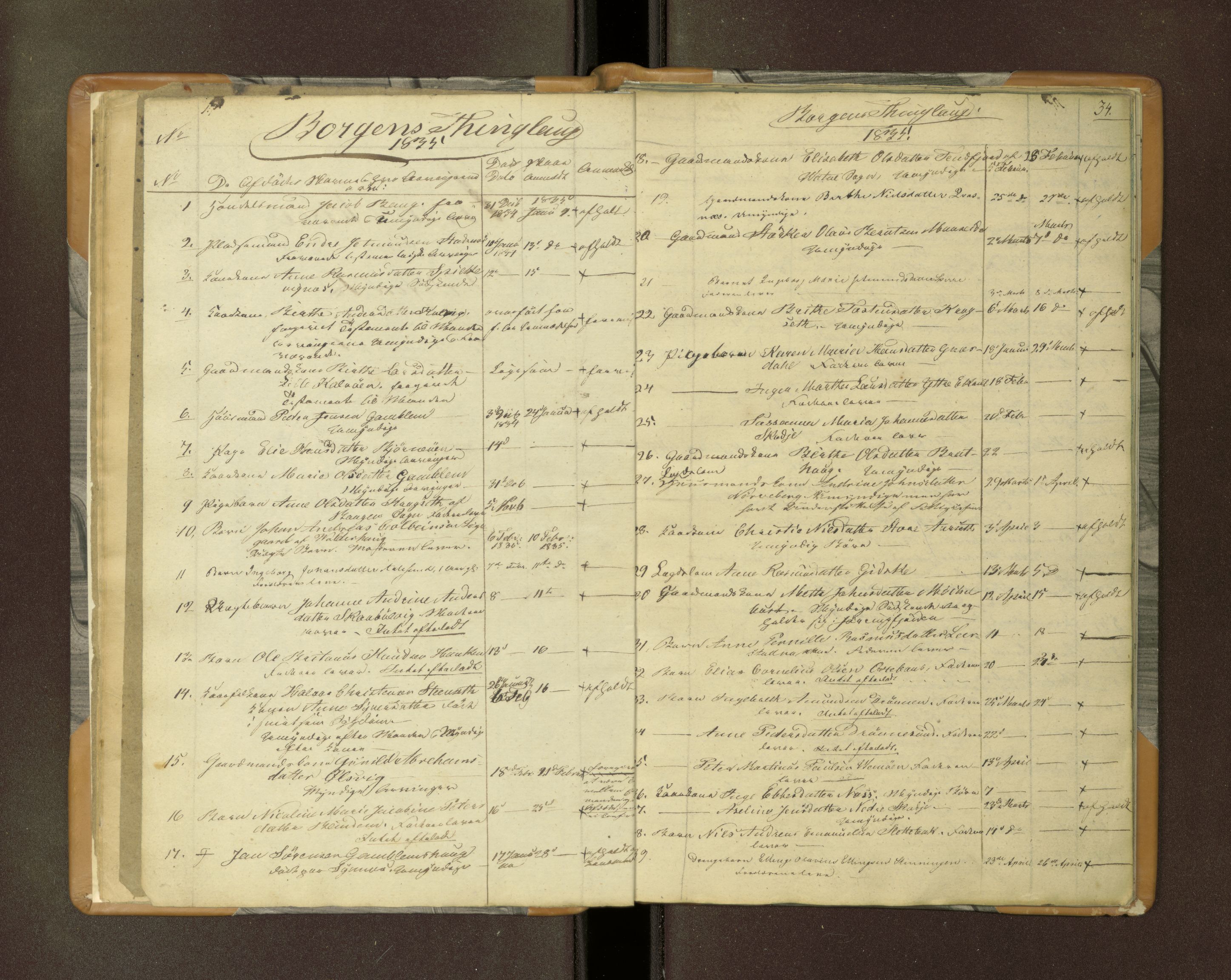 Nordre Sunnmøre sorenskriveri, AV/SAT-A-0006/1/3/3L/L0001: Dødsfallsprotokoll, 1835-1840