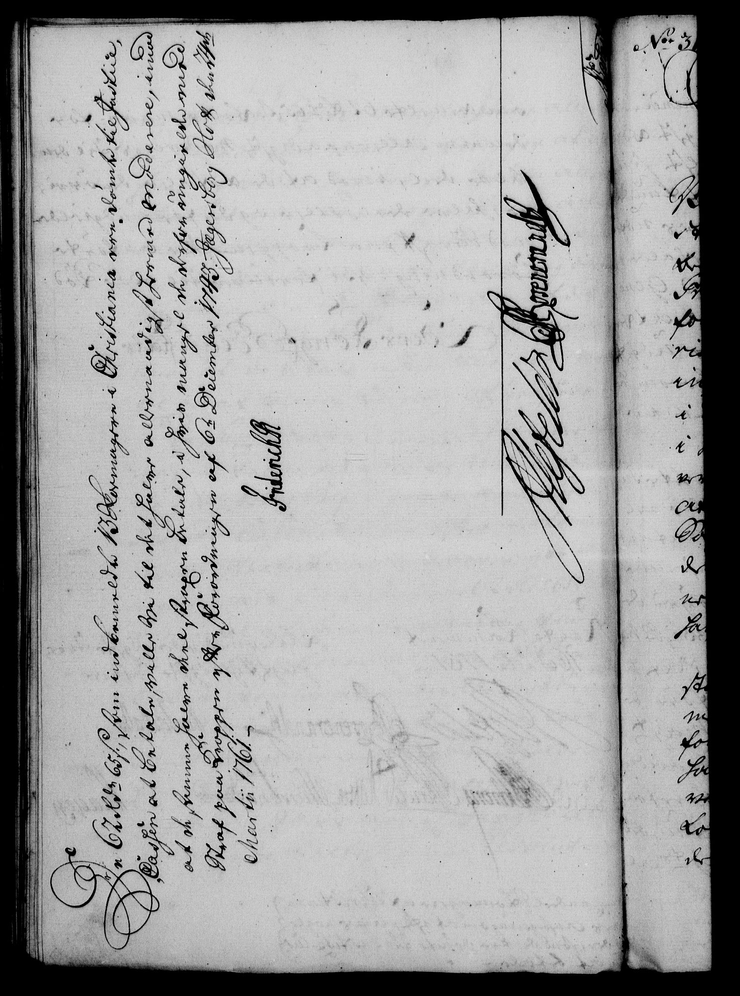 Rentekammeret, Kammerkanselliet, RA/EA-3111/G/Gf/Gfa/L0043: Norsk relasjons- og resolusjonsprotokoll (merket RK 52.43), 1761, p. 132