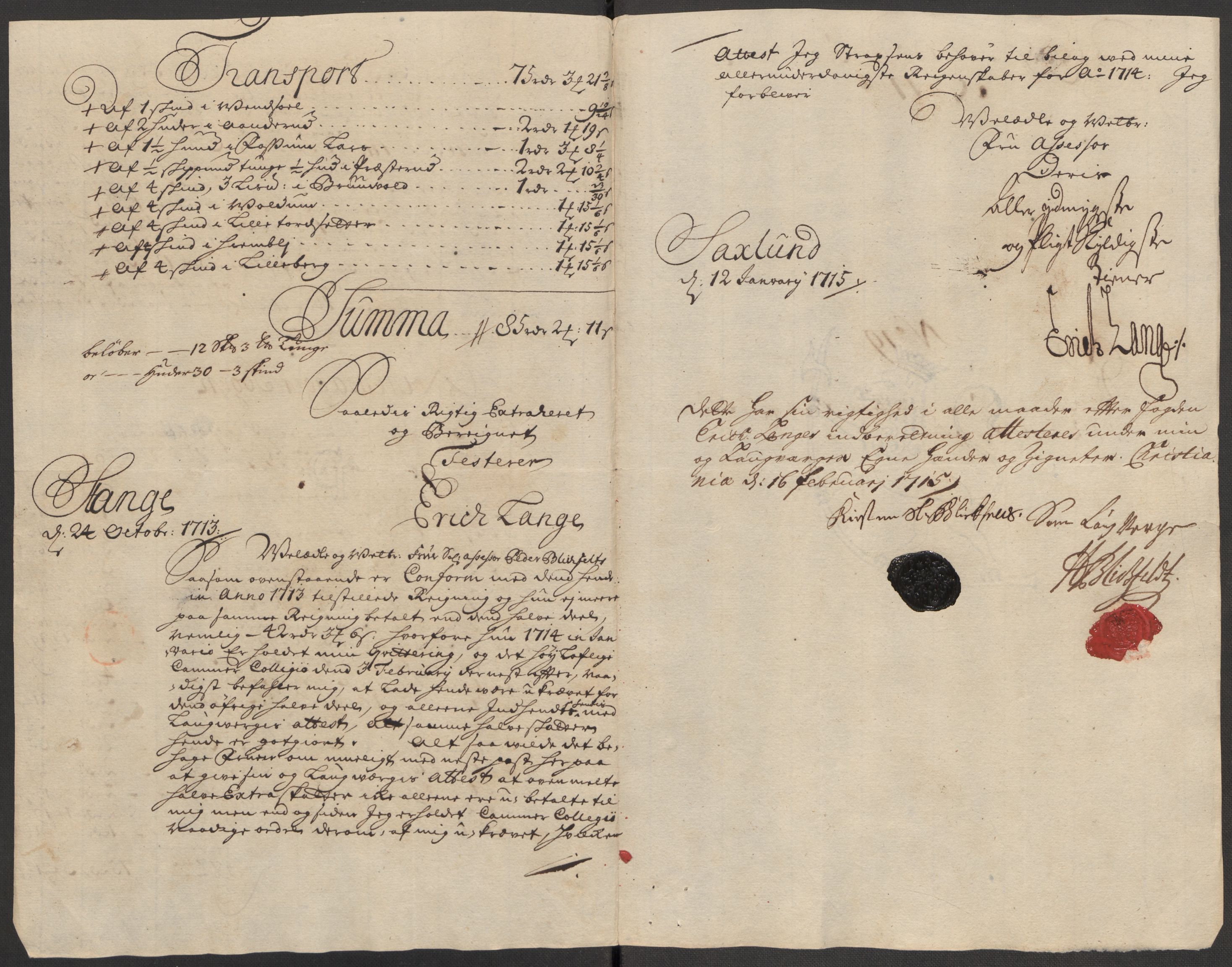 Rentekammeret inntil 1814, Reviderte regnskaper, Fogderegnskap, AV/RA-EA-4092/R16/L1052: Fogderegnskap Hedmark, 1714, p. 4