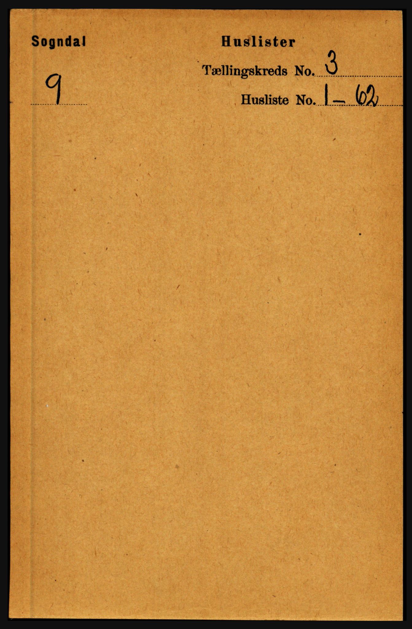 RA, 1891 census for 1420 Sogndal, 1891, p. 1418