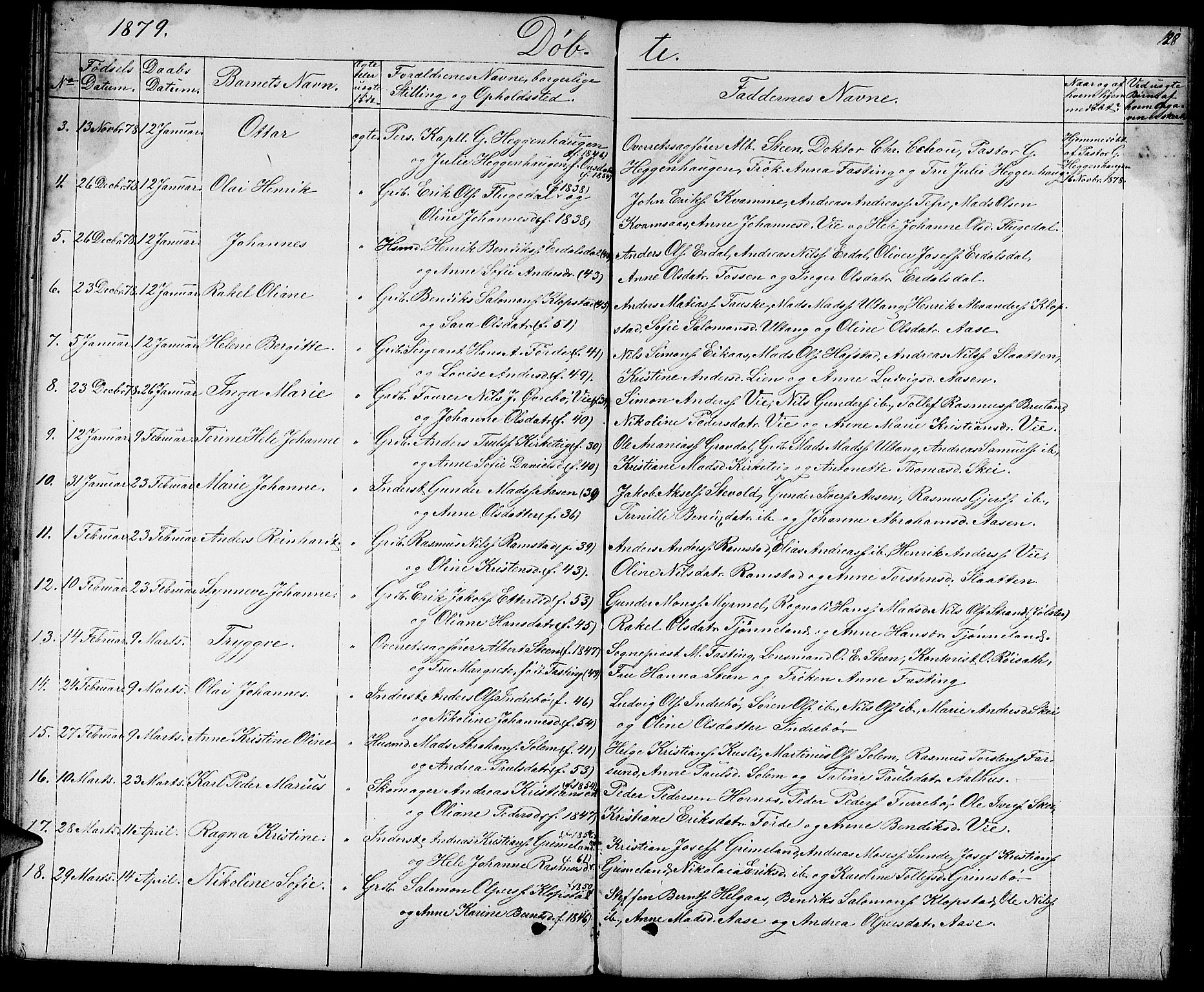 Førde sokneprestembete, AV/SAB-A-79901/H/Hab/Haba/L0001: Parish register (copy) no. A 1, 1853-1880, p. 128