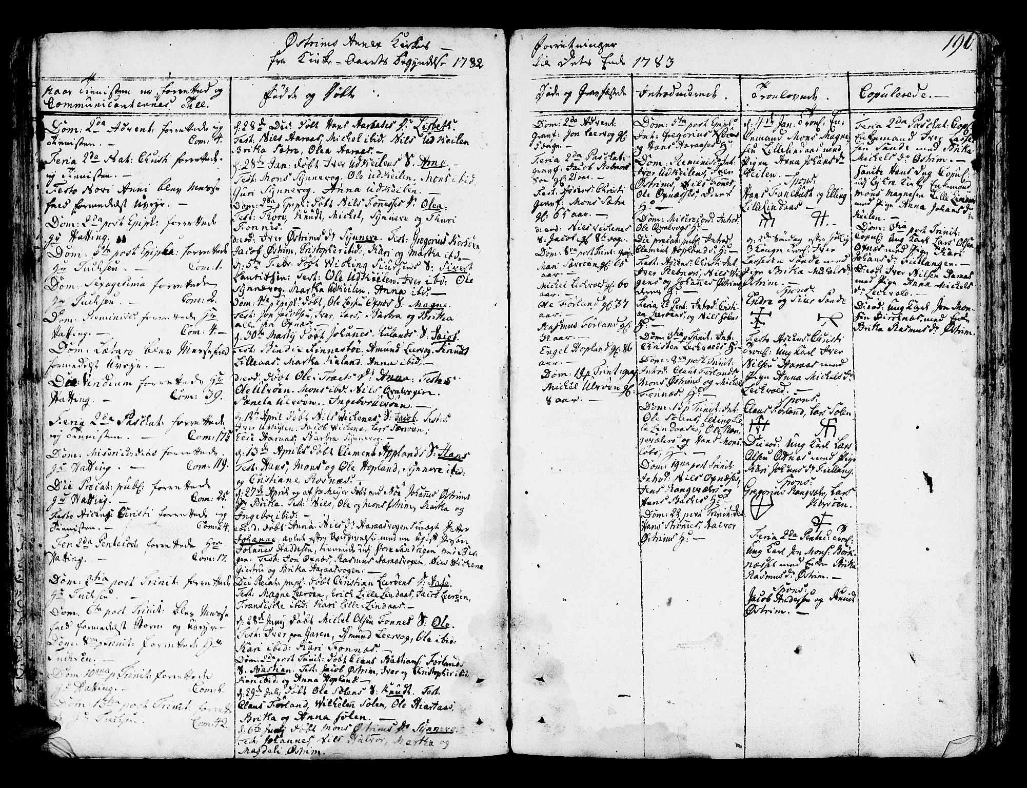 Lindås Sokneprestembete, AV/SAB-A-76701/H/Haa/Haaa/L0004: Parish register (official) no. A 4, 1764-1791, p. 196