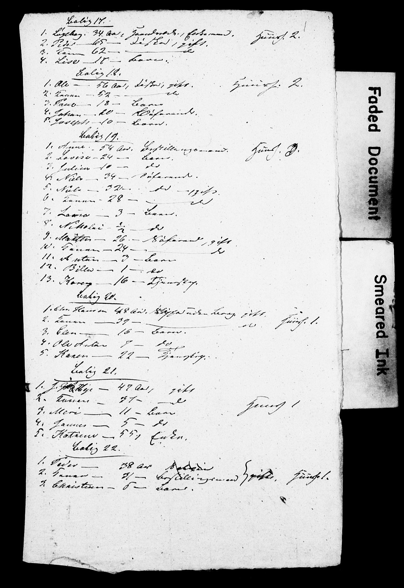 SAO, Census 1845 for Asker, 1845, p. 52