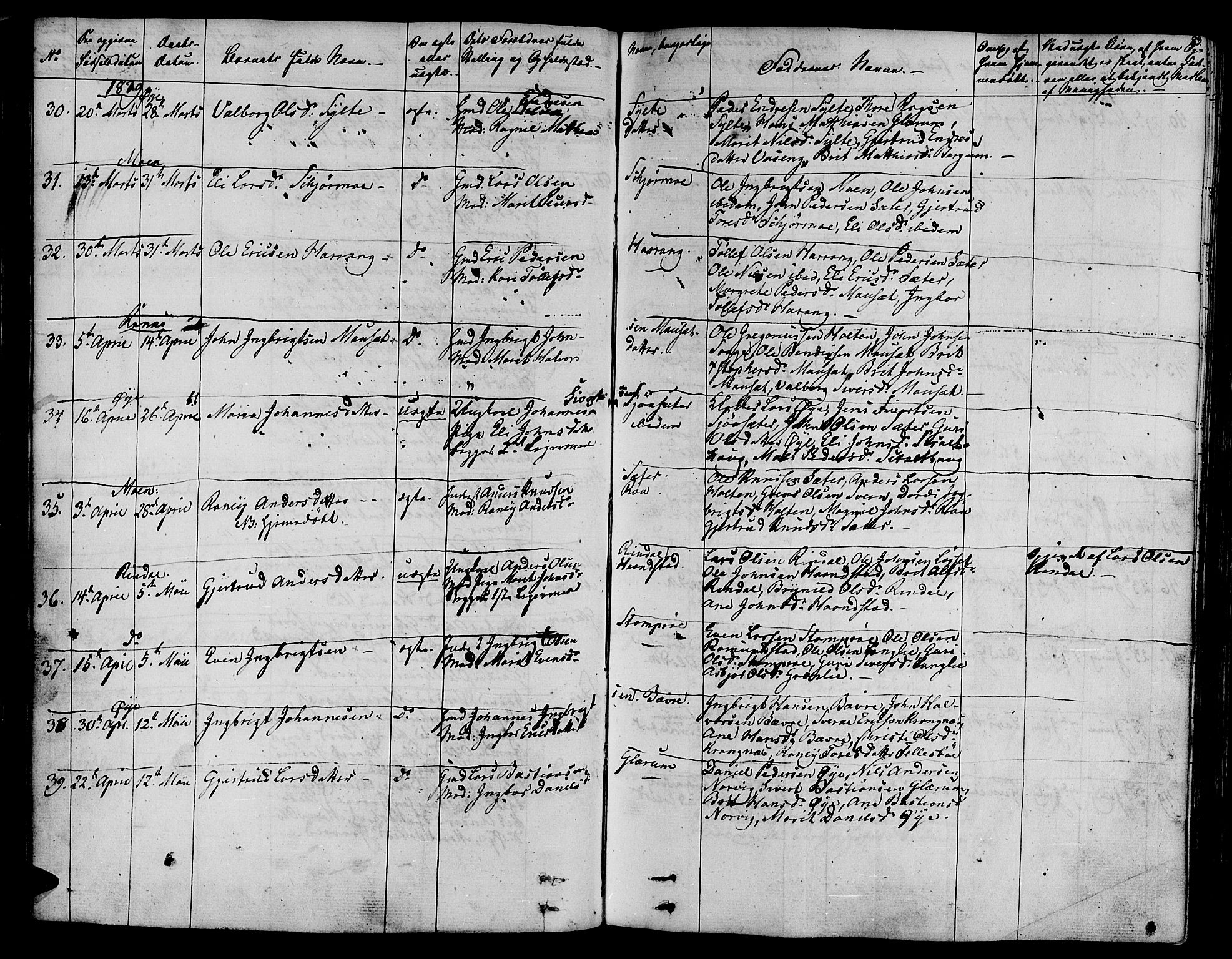 Ministerialprotokoller, klokkerbøker og fødselsregistre - Møre og Romsdal, AV/SAT-A-1454/595/L1042: Parish register (official) no. 595A04, 1829-1843, p. 83