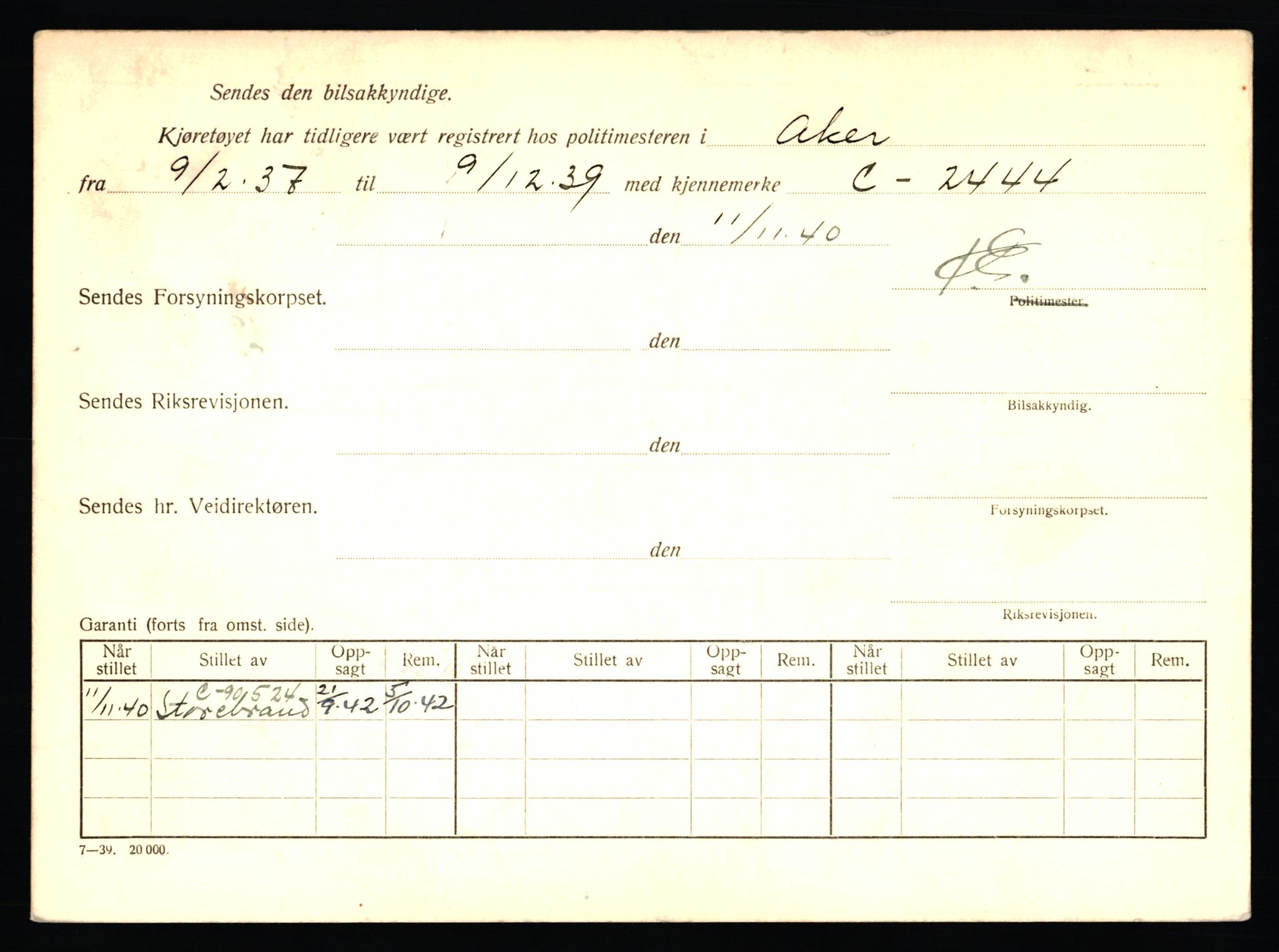 Stavanger trafikkstasjon, AV/SAST-A-101942/0/F/L0006: L-1700 - L-2149, 1930-1971, p. 1446