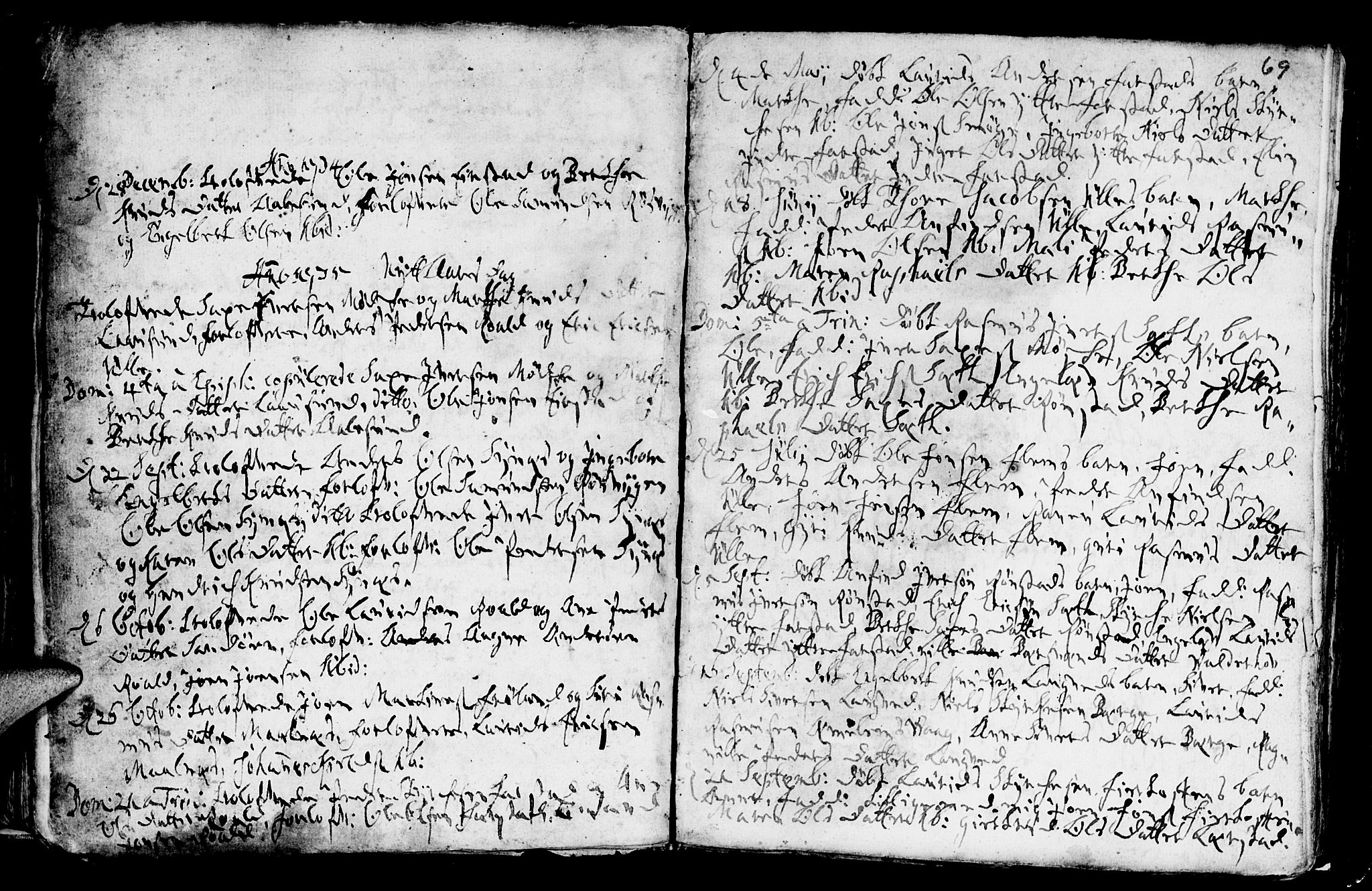 Ministerialprotokoller, klokkerbøker og fødselsregistre - Møre og Romsdal, SAT/A-1454/536/L0491: Parish register (official) no. 536A01 /1, 1689-1737, p. 69