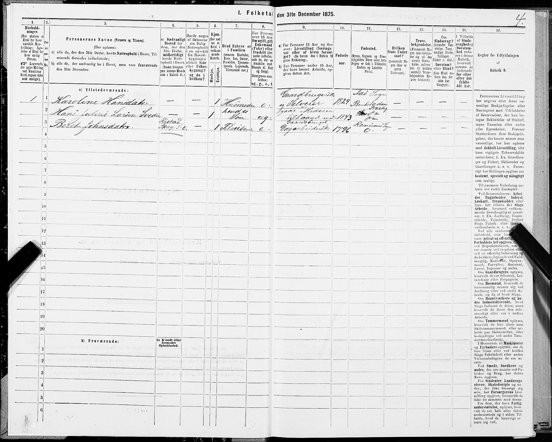 SAT, 1875 census for 1744P Overhalla, 1875, p. 3004