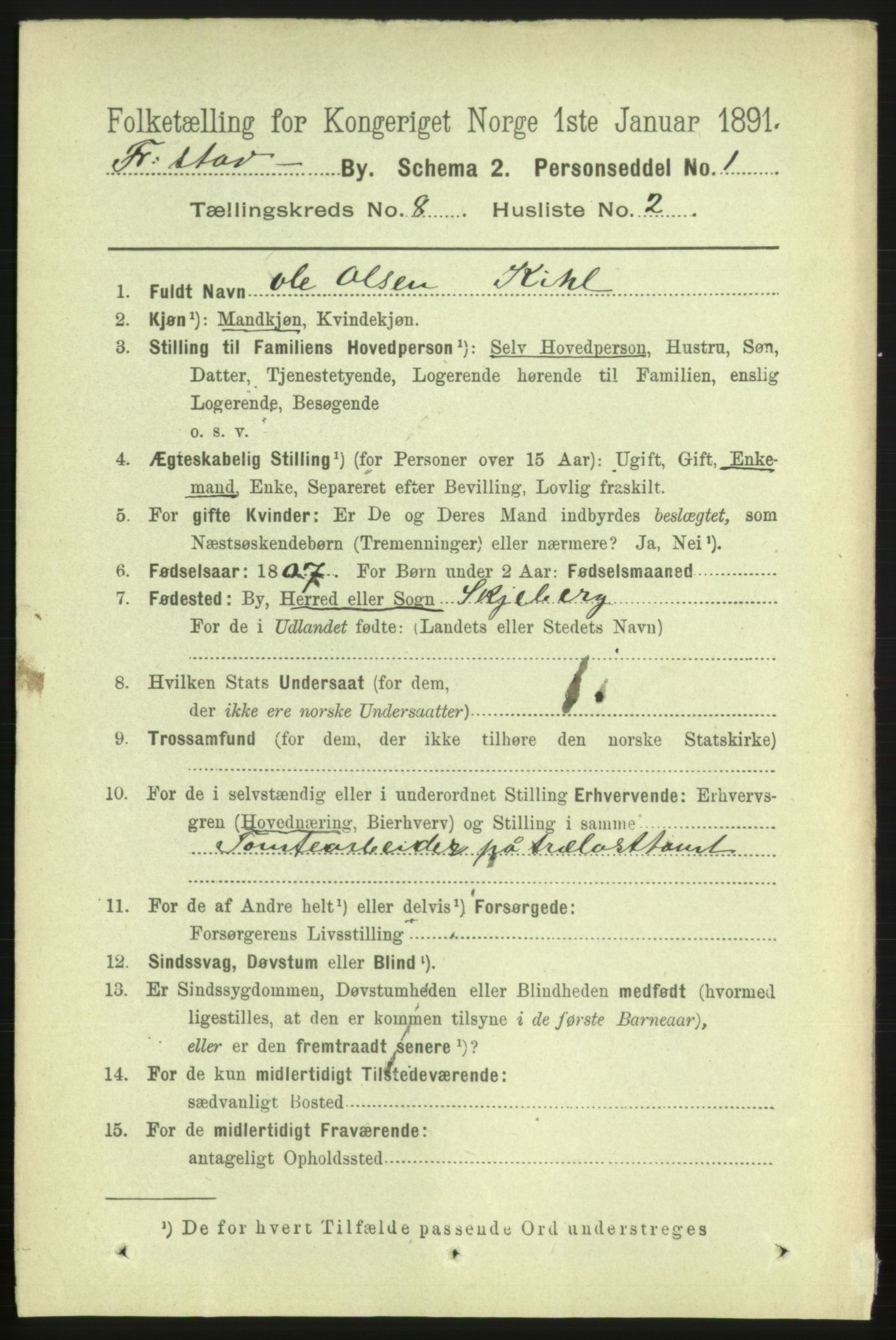 RA, 1891 census for 0103 Fredrikstad, 1891, p. 9761