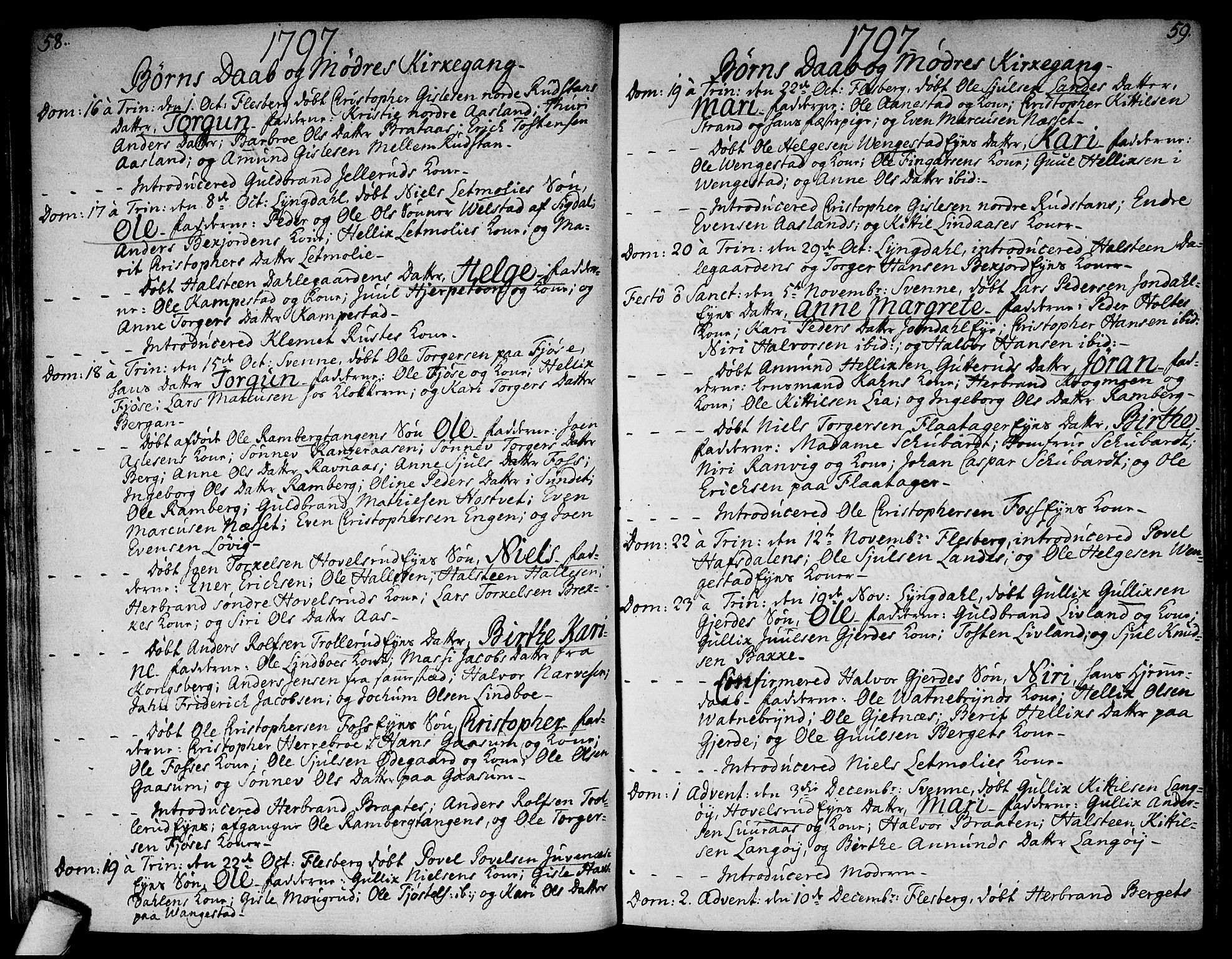 Flesberg kirkebøker, SAKO/A-18/F/Fa/L0004: Parish register (official) no. I 4, 1788-1815, p. 58-59