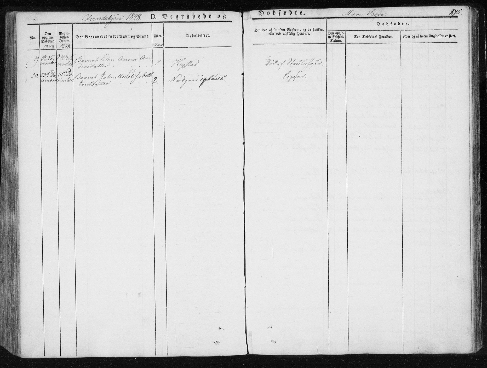 Ministerialprotokoller, klokkerbøker og fødselsregistre - Nord-Trøndelag, AV/SAT-A-1458/735/L0339: Parish register (official) no. 735A06 /1, 1836-1848, p. 275