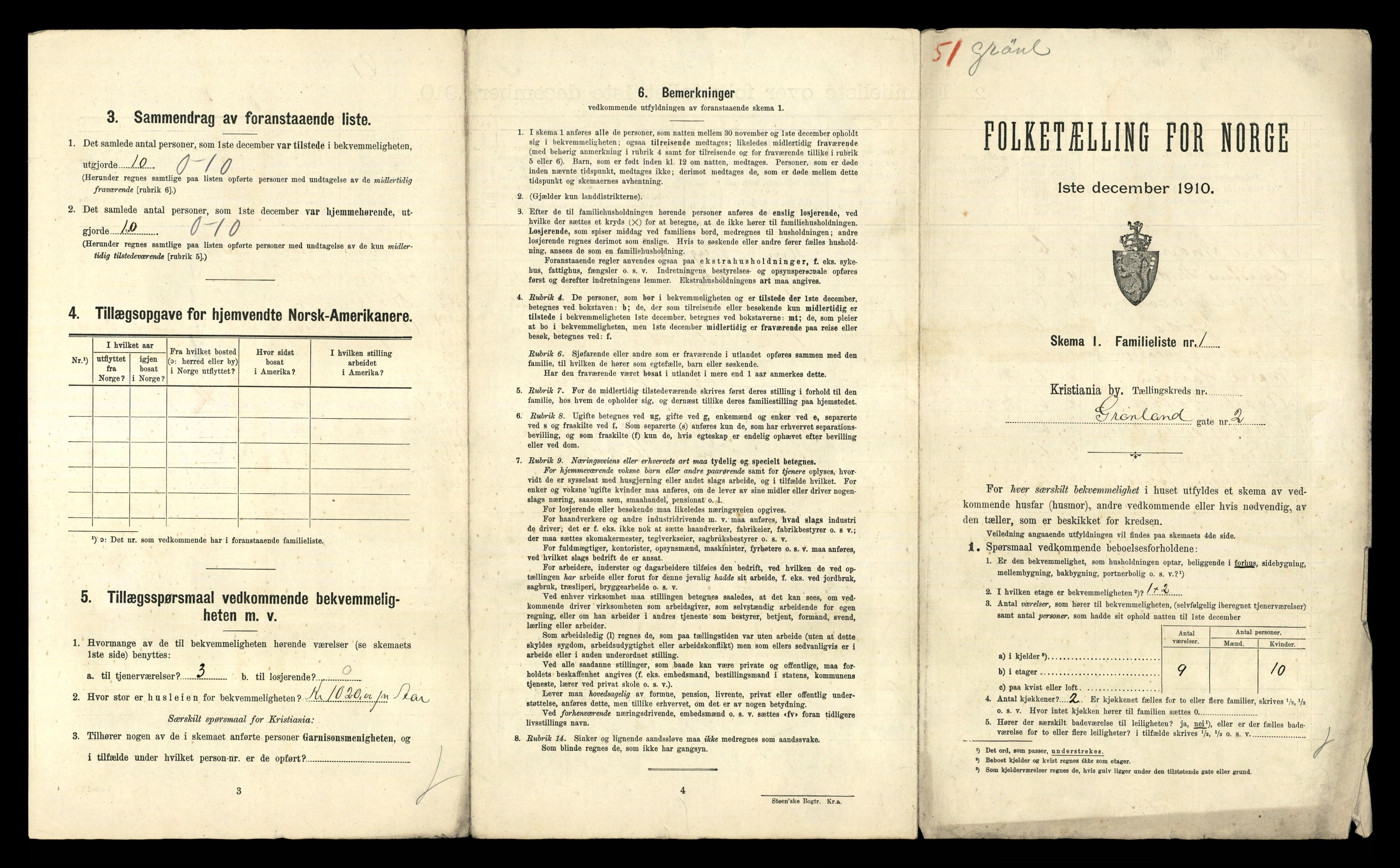 RA, 1910 census for Kristiania, 1910, p. 30295