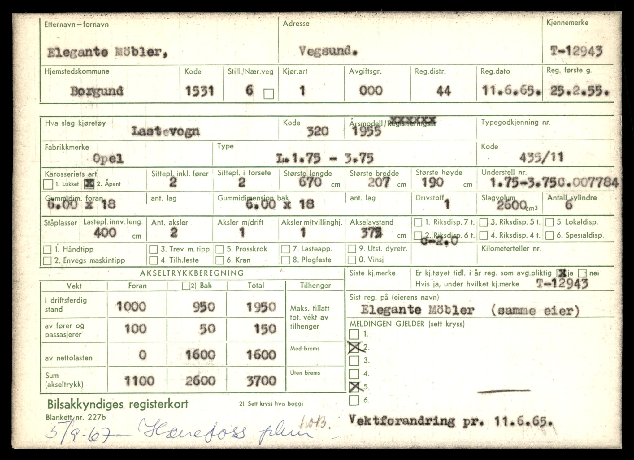 Møre og Romsdal vegkontor - Ålesund trafikkstasjon, AV/SAT-A-4099/F/Fe/L0036: Registreringskort for kjøretøy T 12831 - T 13030, 1927-1998, p. 1753