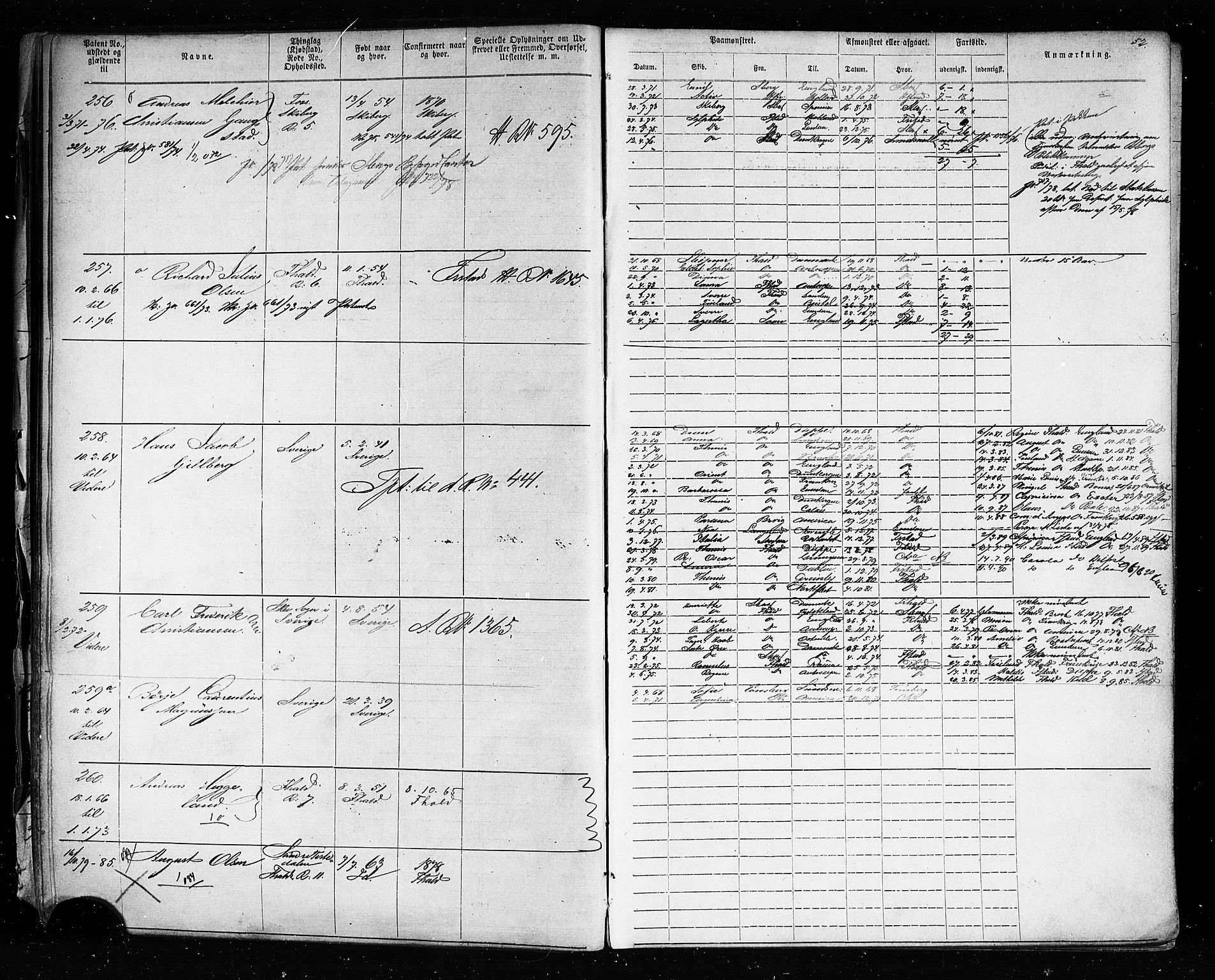 Halden mønstringskontor, AV/SAO-A-10569a/F/Fc/Fca/L0004: Annotasjonsrulle, 1868-1875, p. 55