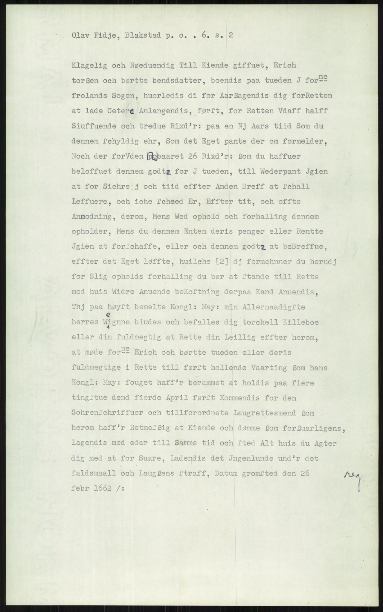 Samlinger til kildeutgivelse, Diplomavskriftsamlingen, AV/RA-EA-4053/H/Ha, p. 1872