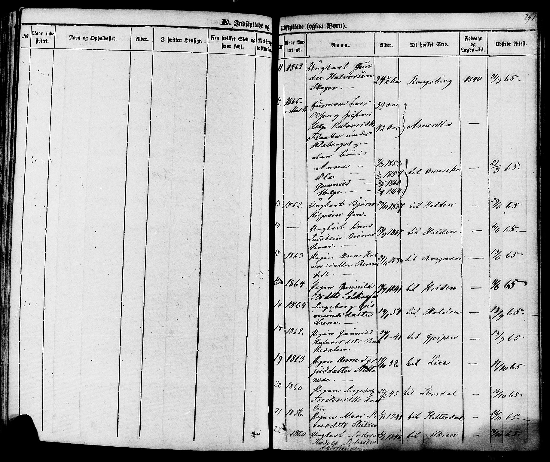 Sauherad kirkebøker, AV/SAKO-A-298/F/Fa/L0007: Parish register (official) no. I 7, 1851-1873, p. 271