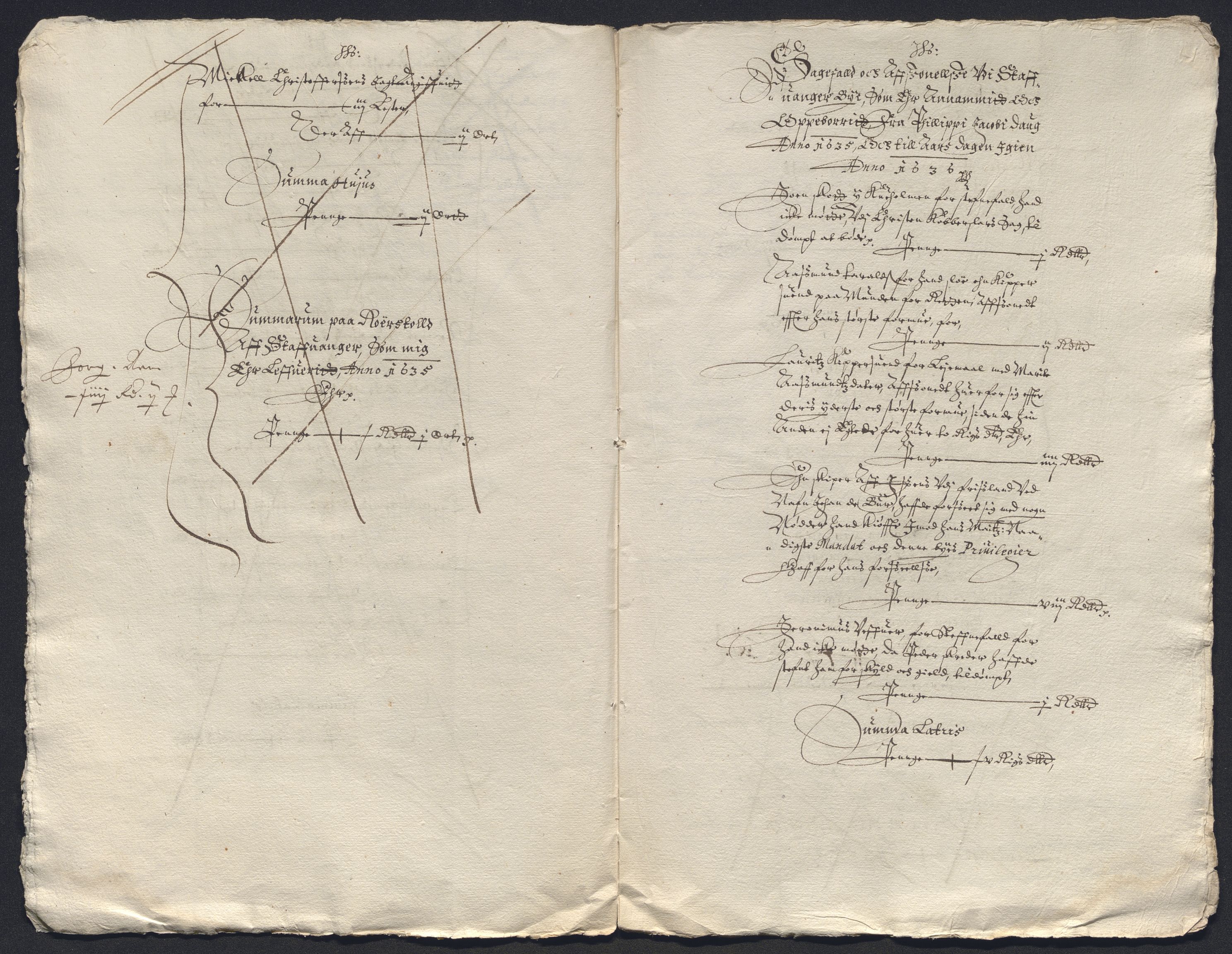 Rentekammeret inntil 1814, Reviderte regnskaper, Byregnskaper, AV/RA-EA-4066/R/Ro/L0298: [O1] By- og kontribusjonsregnskap, 1624-1639, p. 133