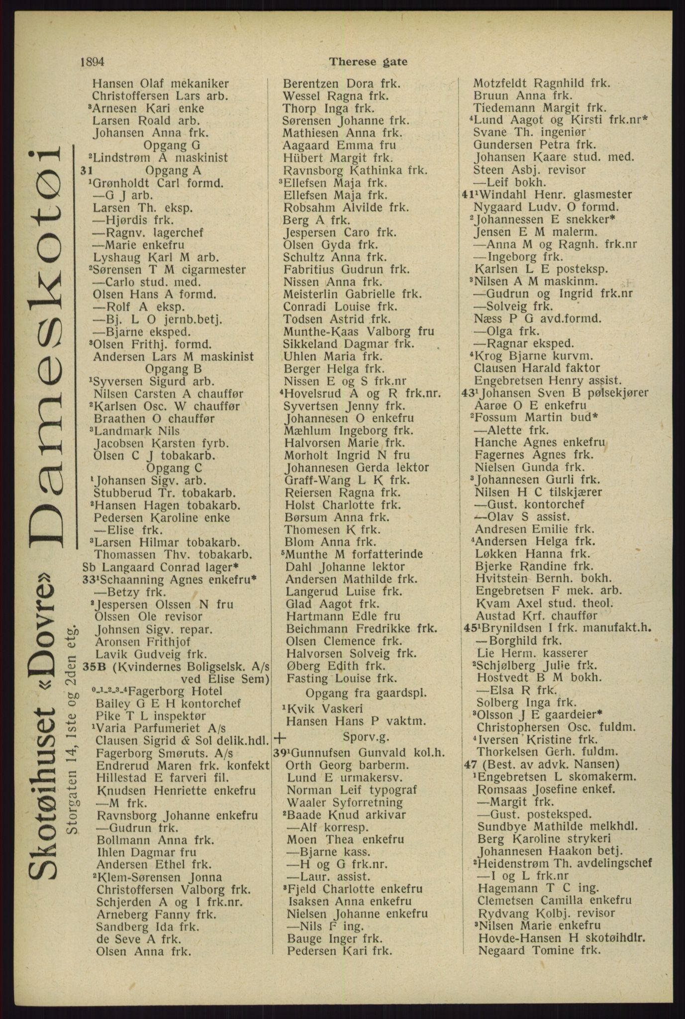 Kristiania/Oslo adressebok, PUBL/-, 1929, p. 1894