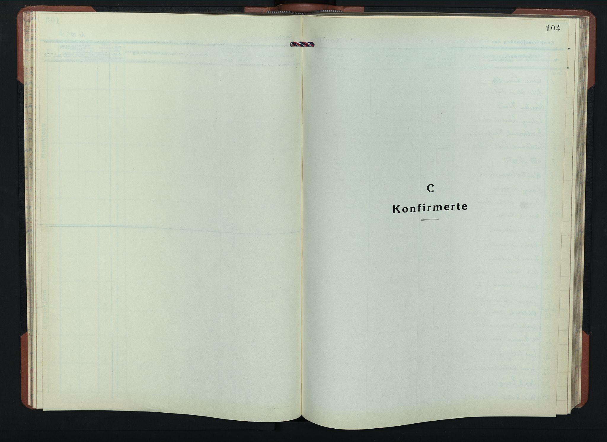 Løten prestekontor, SAH/PREST-022/L/La/L0010: Parish register (copy) no. 10, 1940-1945, p. 104