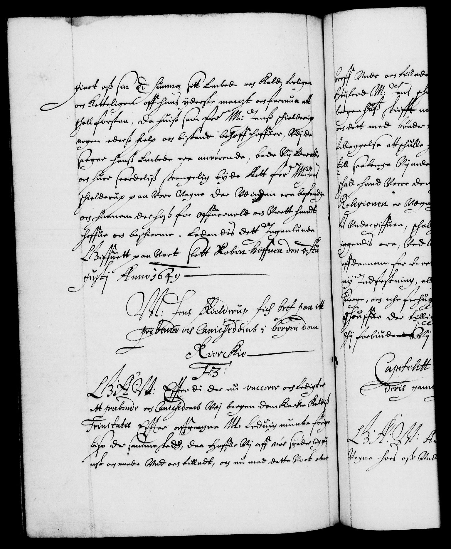 Danske Kanselli 1572-1799, RA/EA-3023/F/Fc/Fca/Fcaa/L0007: Norske registre (mikrofilm), 1648-1650, p. 543b