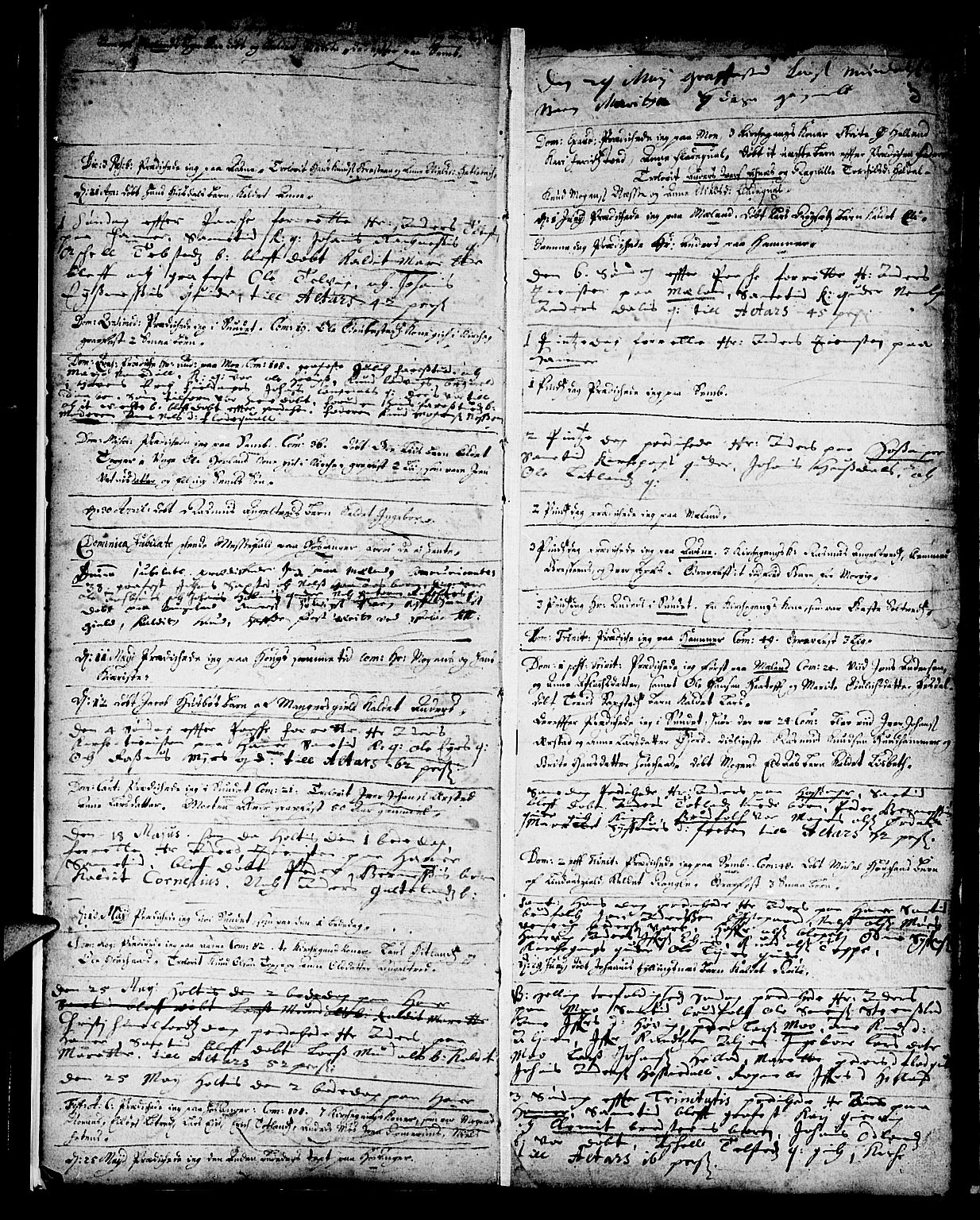 Hamre sokneprestembete, AV/SAB-A-75501/H/Ha/Haa/Haaa/L0001: Parish register (official) no. A 1, 1677-1691, p. 3