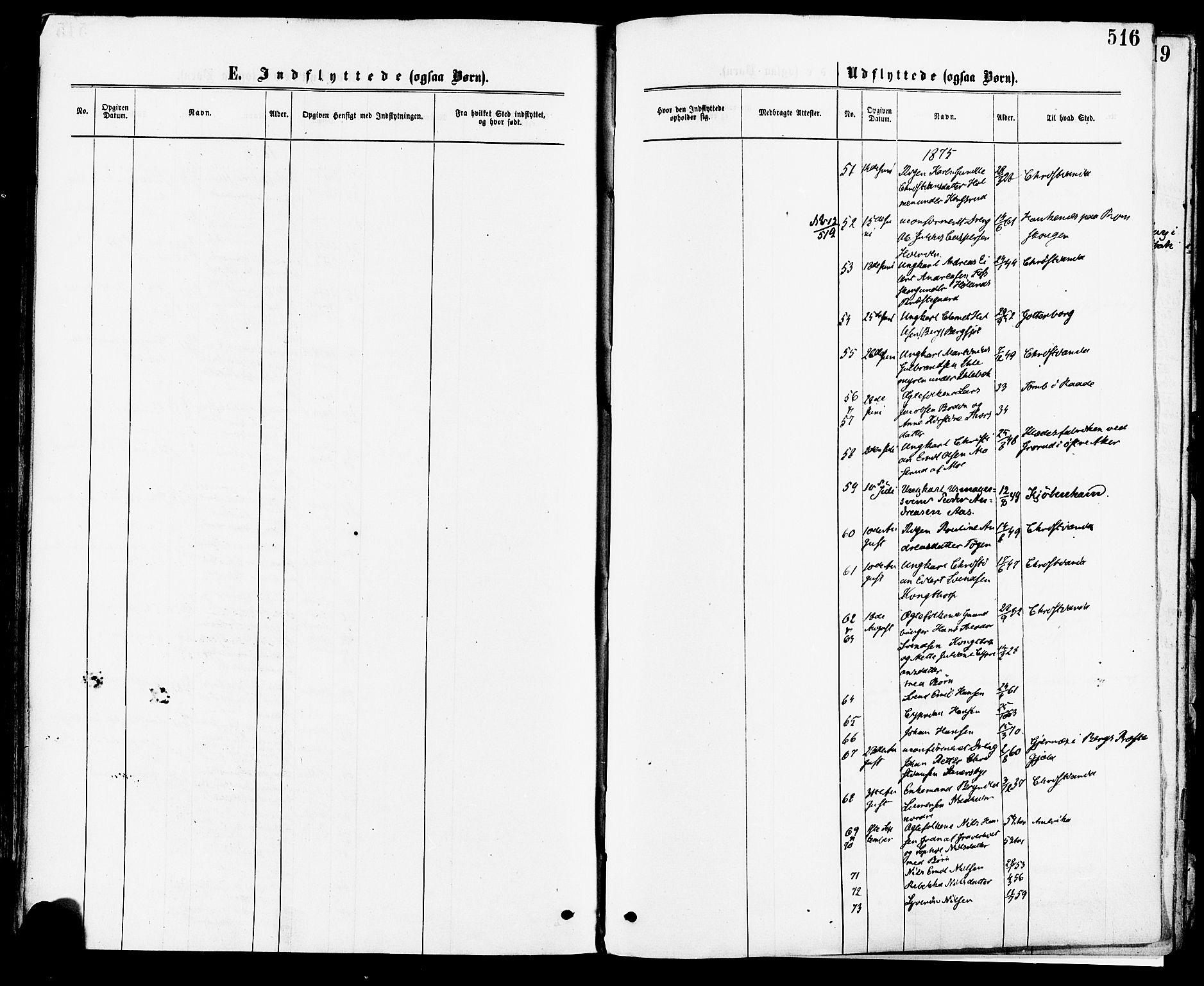 Høland prestekontor Kirkebøker, AV/SAO-A-10346a/F/Fa/L0012.a: Parish register (official) no. I 12A, 1869-1879, p. 516