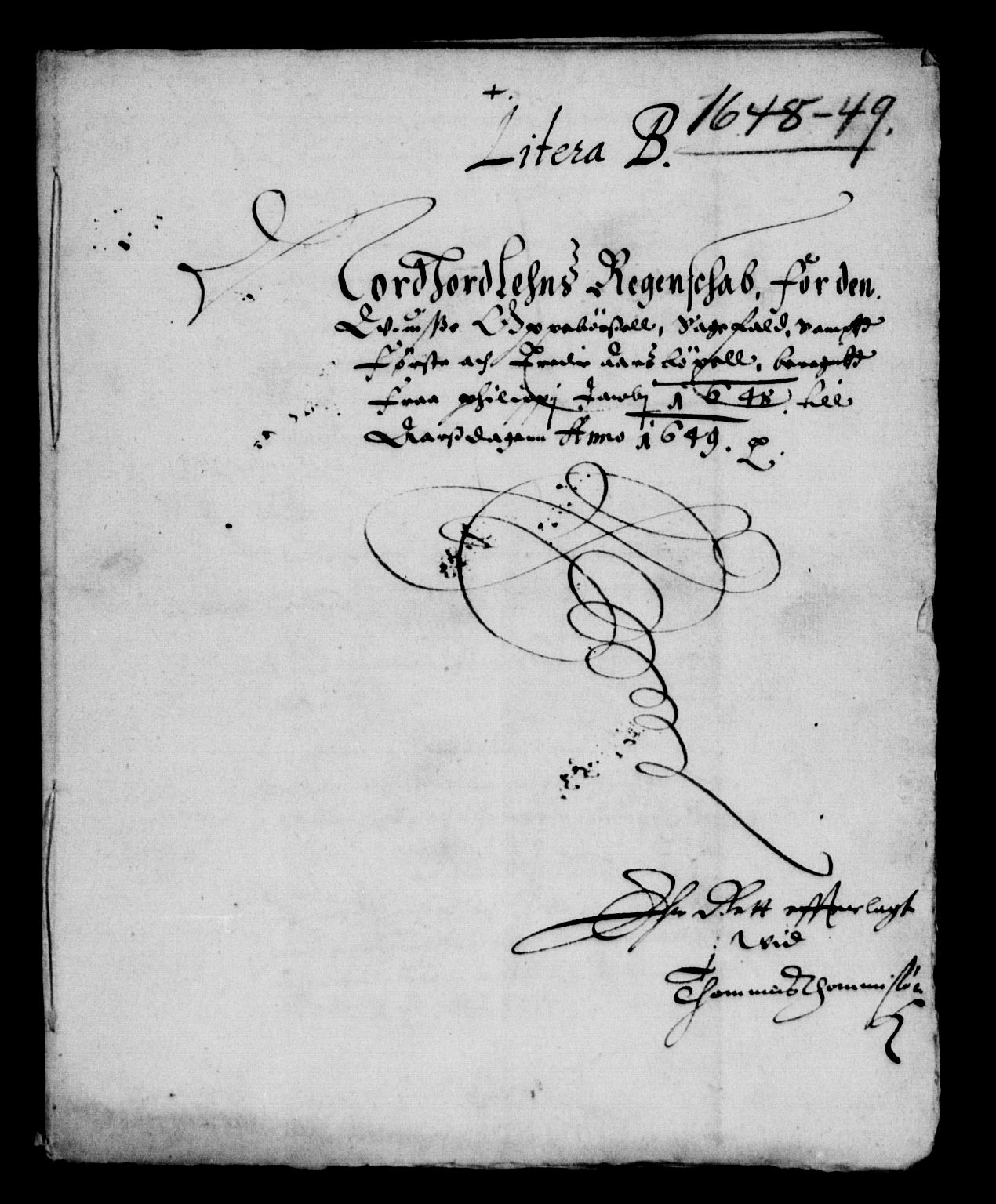 Rentekammeret inntil 1814, Reviderte regnskaper, Lensregnskaper, AV/RA-EA-5023/R/Rb/Rbt/L0111: Bergenhus len, 1648-1649