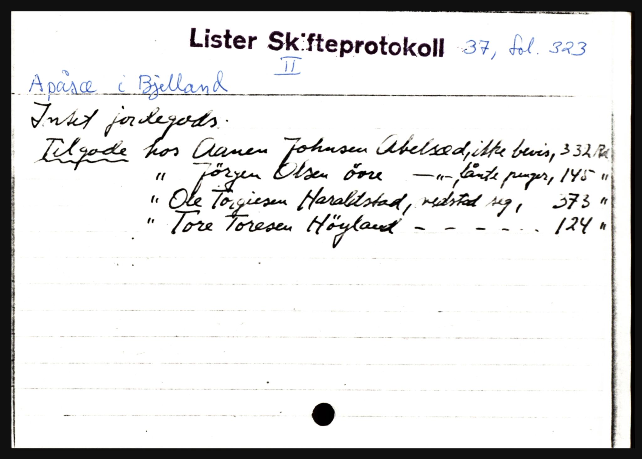 Lister sorenskriveri, AV/SAK-1221-0003/H, p. 287