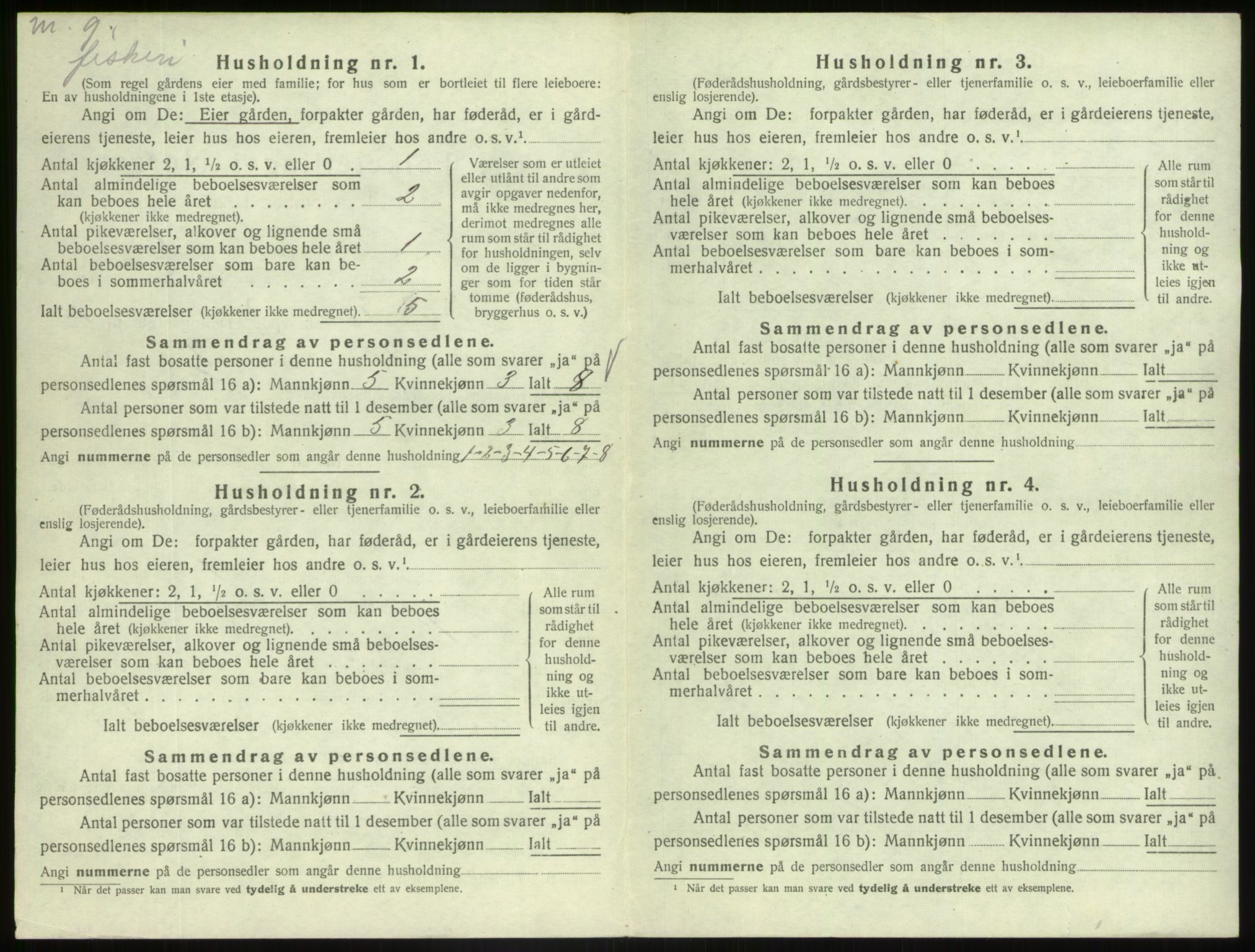 SAB, 1920 census for Askvoll, 1920, p. 762