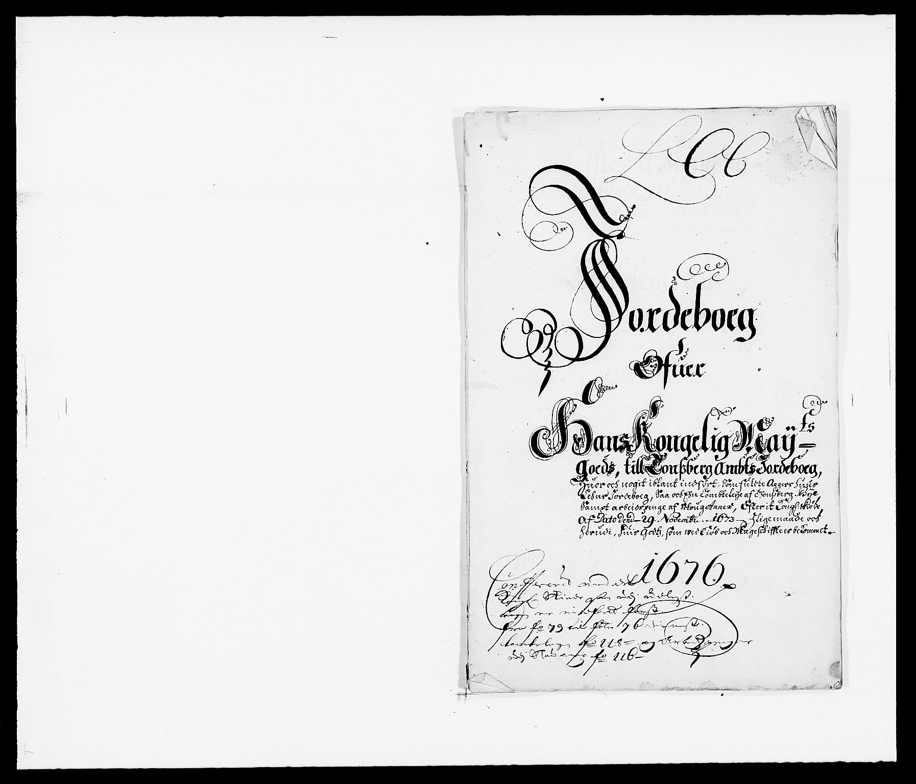 Rentekammeret inntil 1814, Reviderte regnskaper, Fogderegnskap, AV/RA-EA-4092/R32/L1845: Fogderegnskap Jarlsberg grevskap, 1676-1678, p. 112